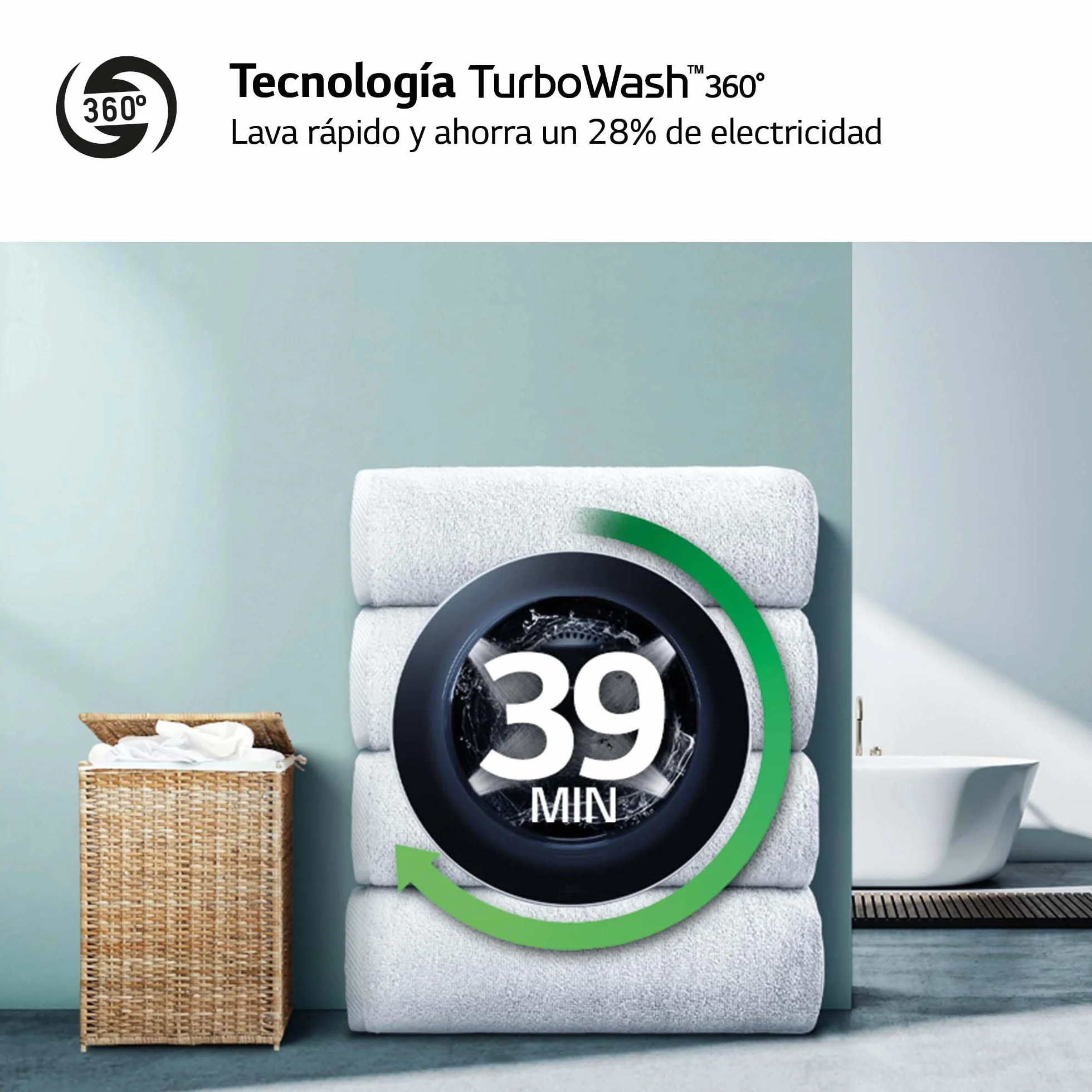 LG F4DR6009AGM Lavadora Secadora Inteligente 9/6kg AI Direct Drive 1400rpm Carga Frontal TurboWash 360º Vapor Steam Serie 600 Inox Grafito