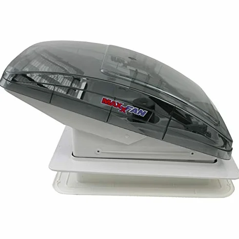 Maxxfan Claraboya de cristal tintado 40x40 cm con ventilador