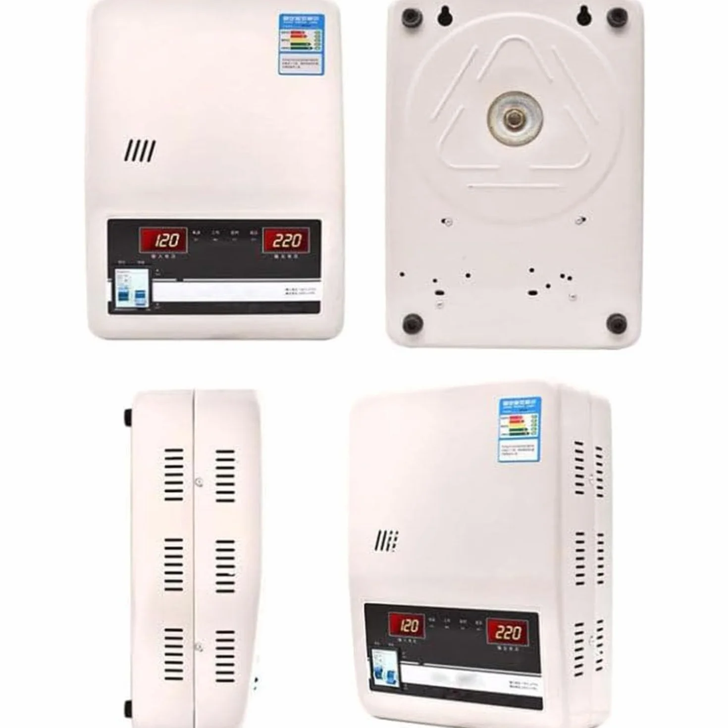 Estabilizador Voltaje Automático,Estabilizador Voltaje Ca Salida Monofásica 220v,Regulador/Estabilizador Voltaje Monofásico Alta Resistencia,para Computadoras,Refrigeradores Y TV,15000w