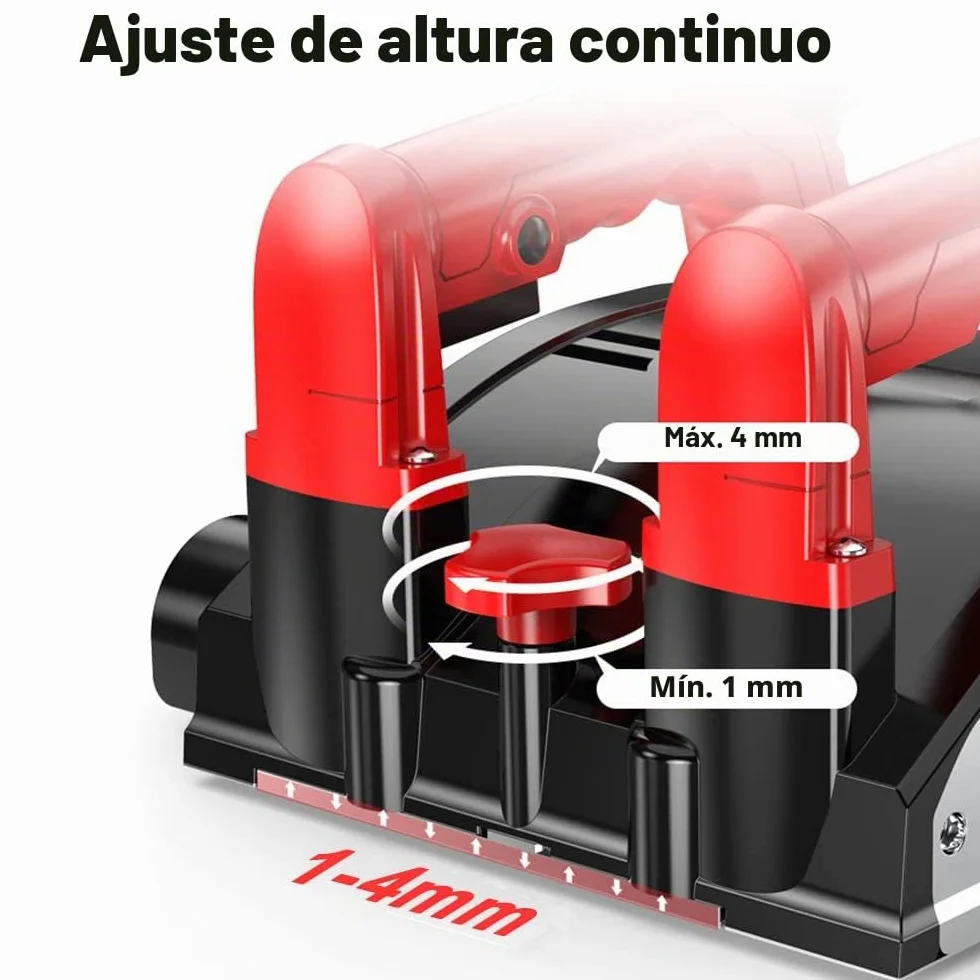 XIIW Fresadora de hormigón para superficies duras, 1600 W, 4000 rpm, fresadora de rodillos, fresadora de renovación para azulejos/cerámica, cemento, arena arcillosa, piedra caliza, vidrio