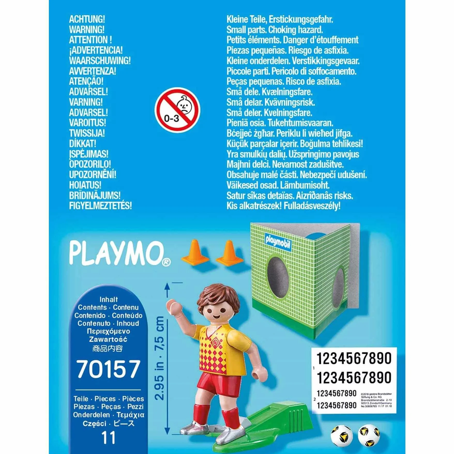 PLAYMOBIL 70157 Jugador de fútbol GOL
