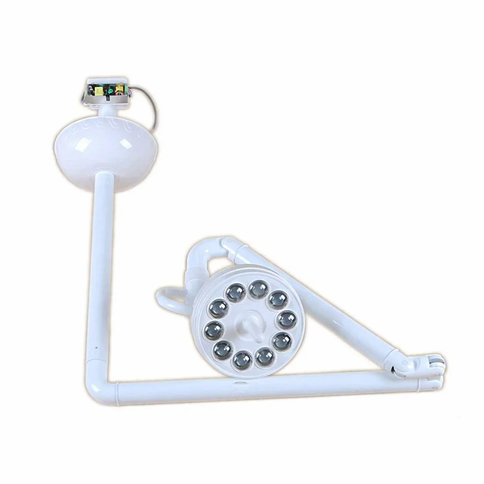 Luz LED para Examen médico quirúrgico de Techo, 30 W Interruptor de Sensor de lámpara sin Sombras/Interruptor de Palanca, para Examen quirúrgico de Techo Ajustable - Cirugía de Mascotas Dep