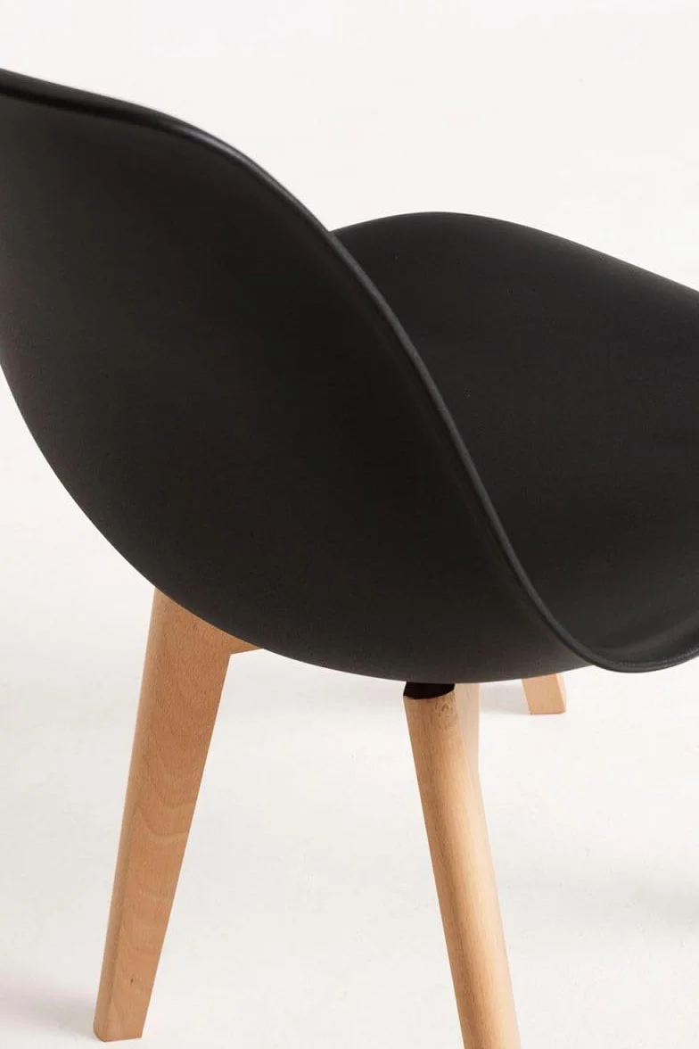Regalos Miguel - Packs Sillas Comedor - Pack 4 Sillas Kelen - Negro