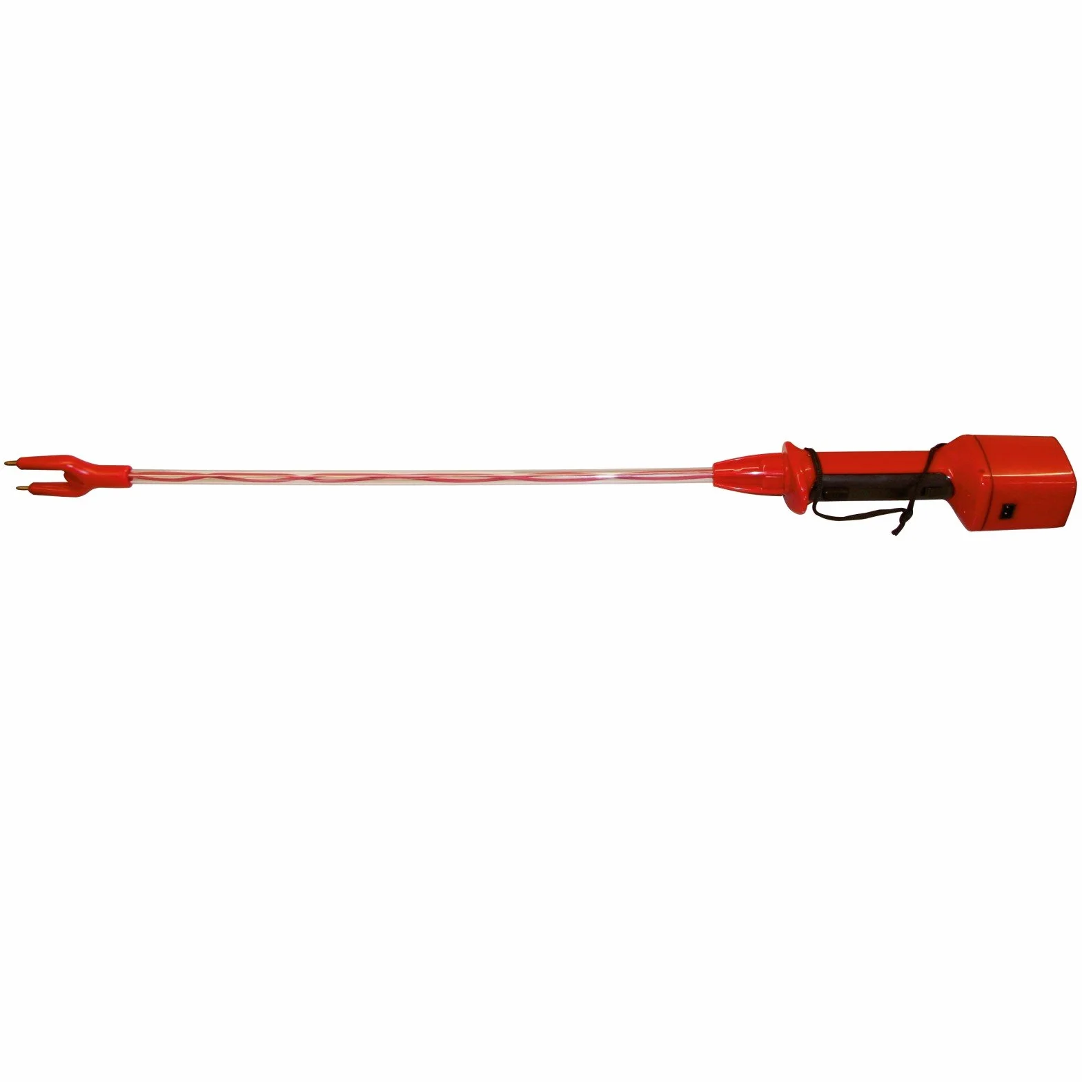 Kerbl AniShock Pro 2500 espantapájaros eléctrico para ahuyentar animales, plástico, rojo, 98x9x7 cm, apagado automático, mango 71 cm