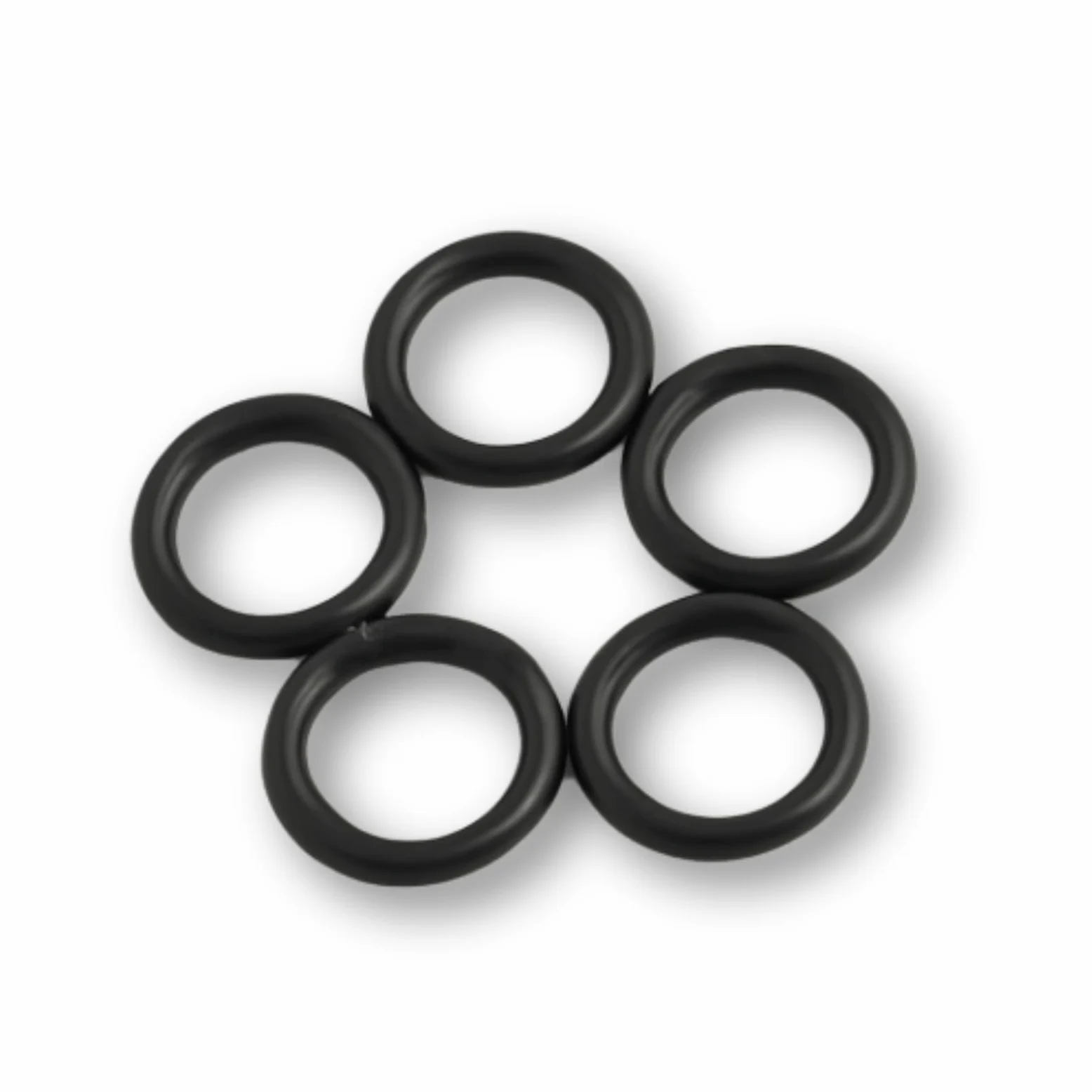 Junta tórica NBR, 56,5 x 5,33 mm, junta de goma, nitrilo, caucho acrilonitrilo butadieno de alta dureza, resistente al aceite, juego de 100 unidades, color negro