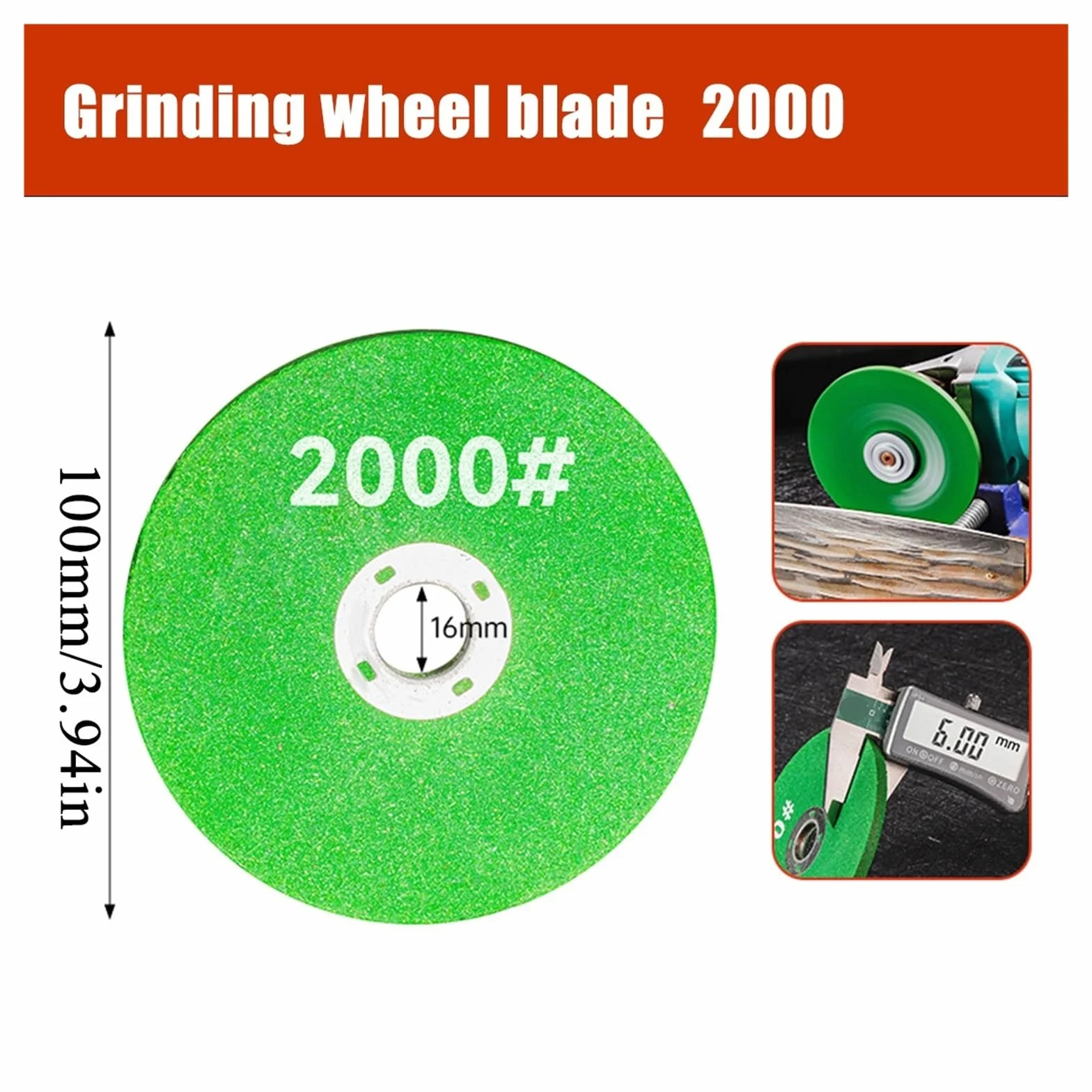 Ruedas de disco de aleta for amoladora angular de grano 800-1000 for pulido de metales, corte y desbarbado, paquete de 1/5(2000x1PCS)