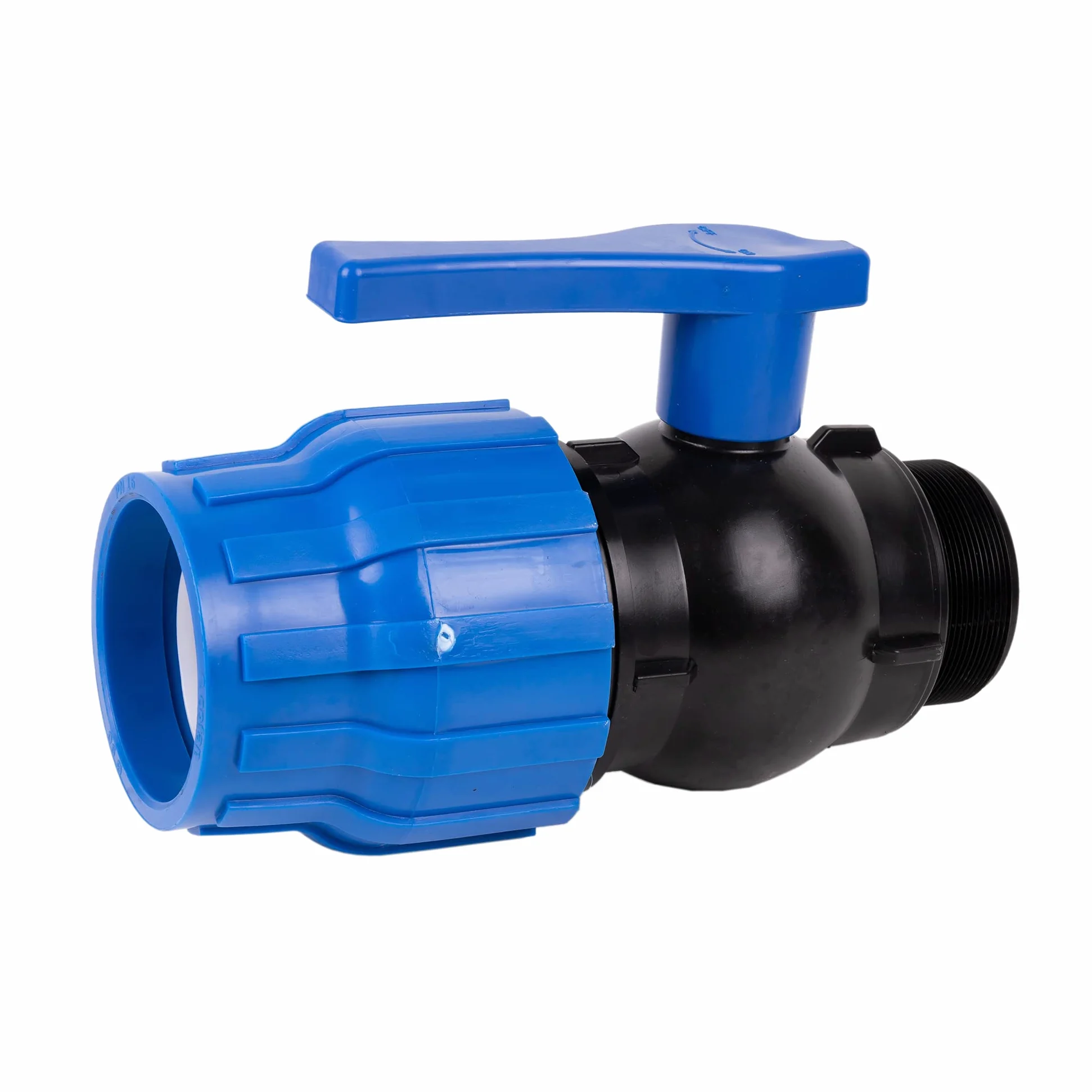 Cofan Enlace Válvula de Bola | Rosca Macho PP PN16 | Medida: 25 x 3/4" | Pack de 20 Unidades