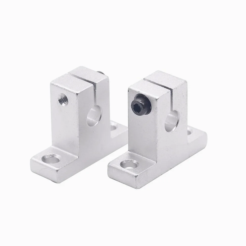 Soporte de eje riel rodamiento lineal profesional SK25 25 mm for mesa XYZ, enrutador CNC SH25A, 10 unidades