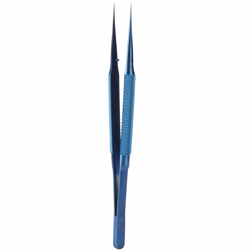 Fafeicy Pinzas de Precisión Aleación de Titanio 5,5 Pulgadas Antiestáticas Punta Ultrafina para Electrónica Soldadura
