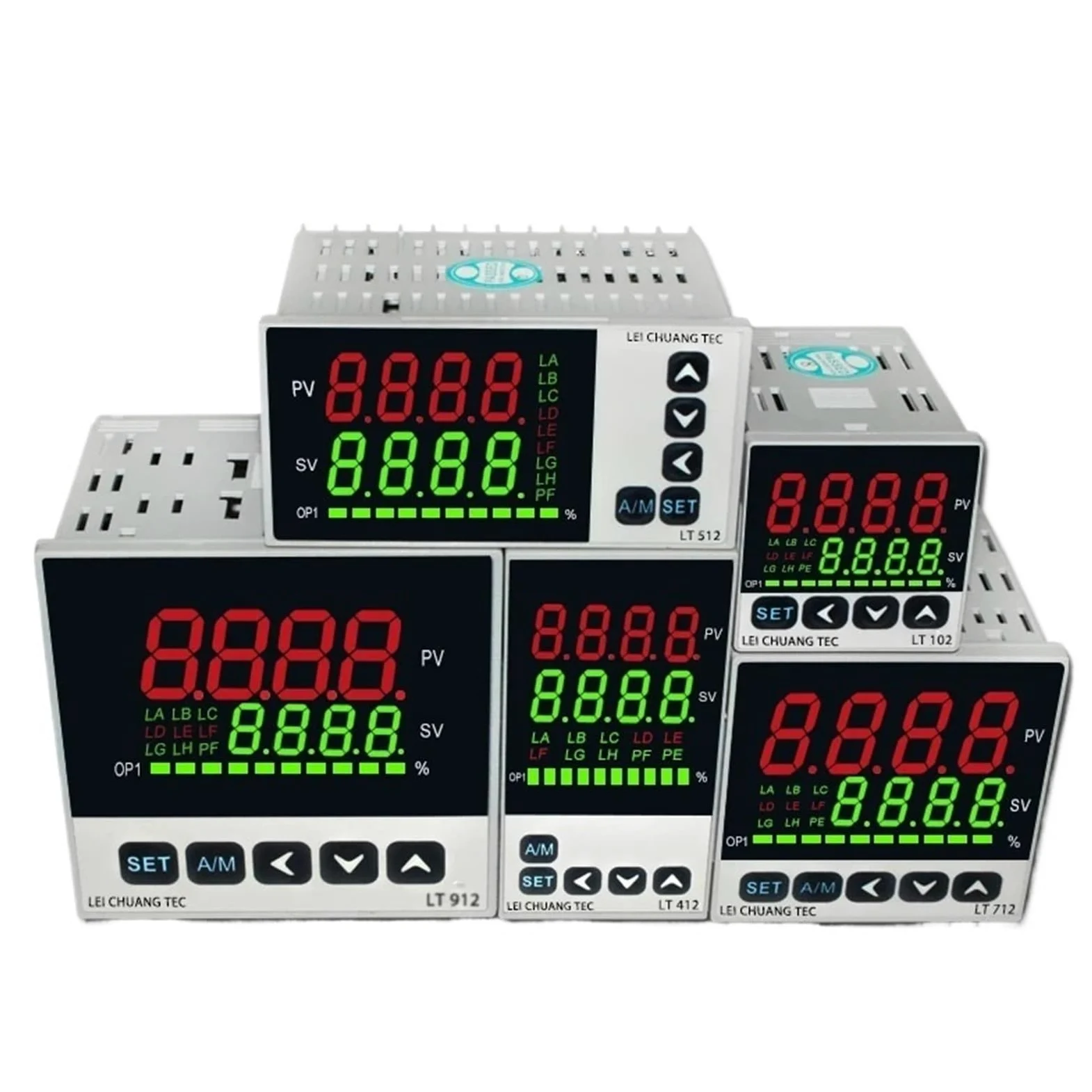 1 Uds. Pantalla LED de entrada de 0-10V controlador de temperatura PID 72x72mm, salida SSR/relé/4-20mA/0-10V(RELAY Output 1Alarm)