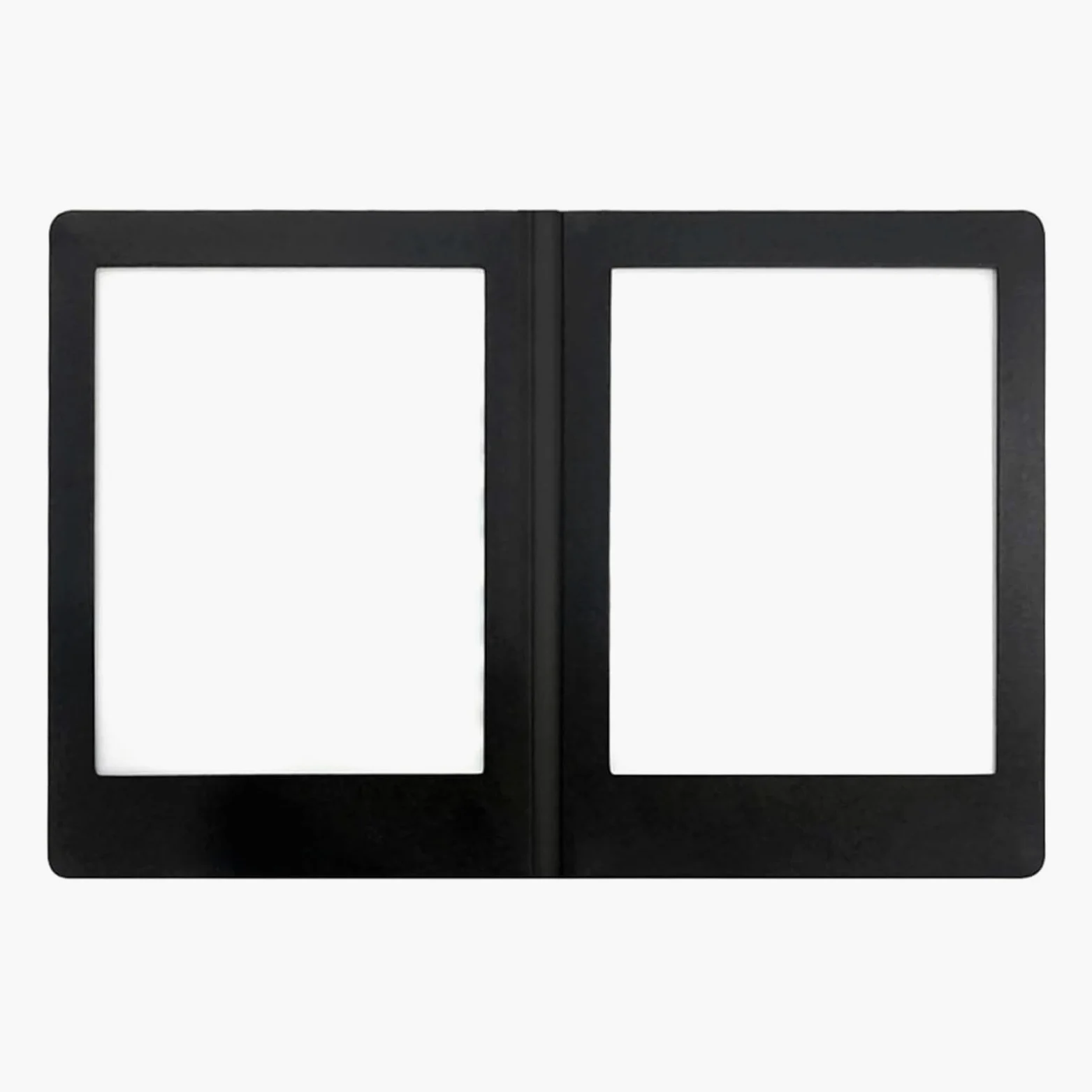 Cubiertas de menú iluminadas con LED, soporte retroiluminado para menús de panel individual/doble con protectores de piel sintética, soporte de menú comercial para restaurantes