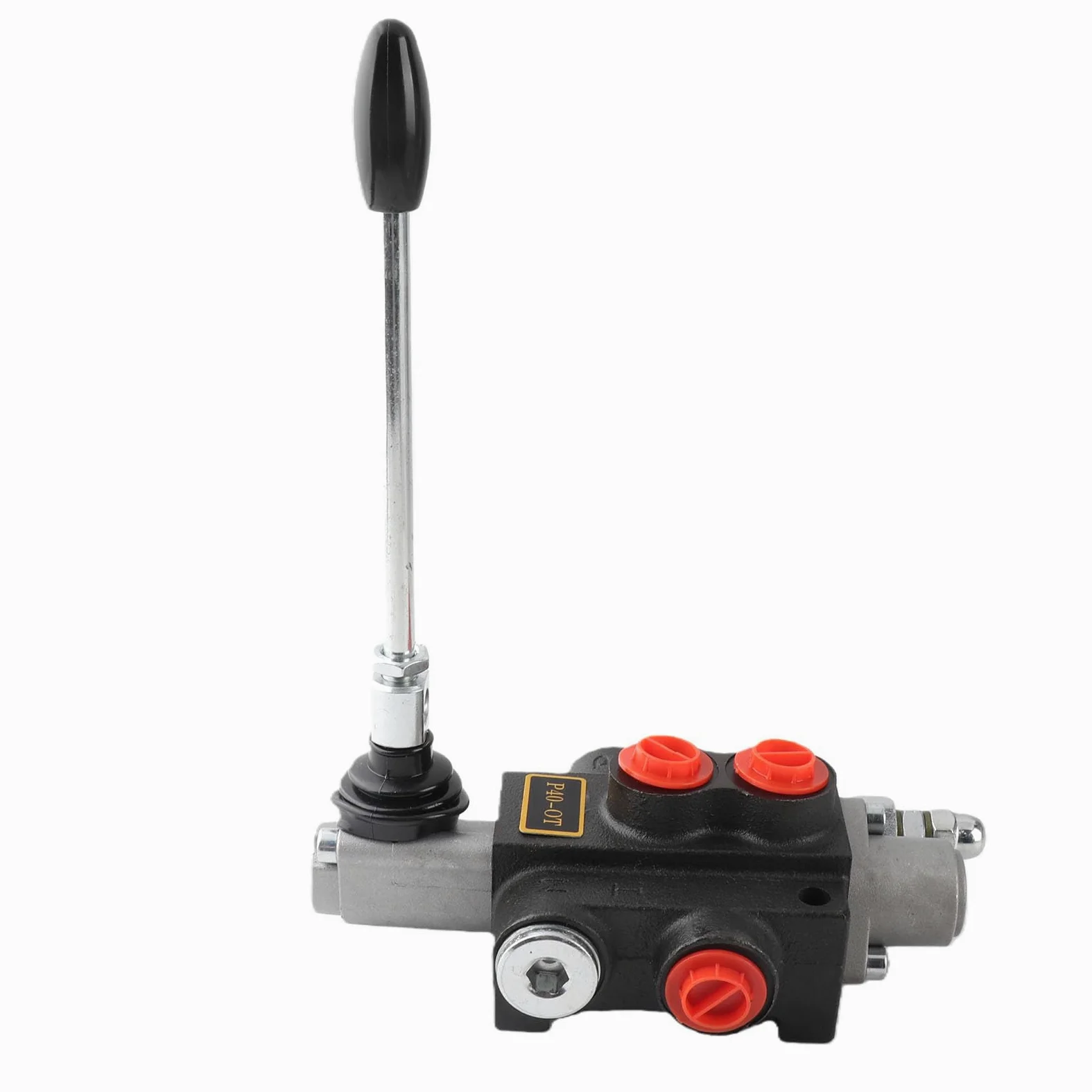 Alomejor Válvula de Control Hidráulica de Doble Acción Kit Flexible Duradero para Maquinaria y Equipos de Construcción Hierro Fundido