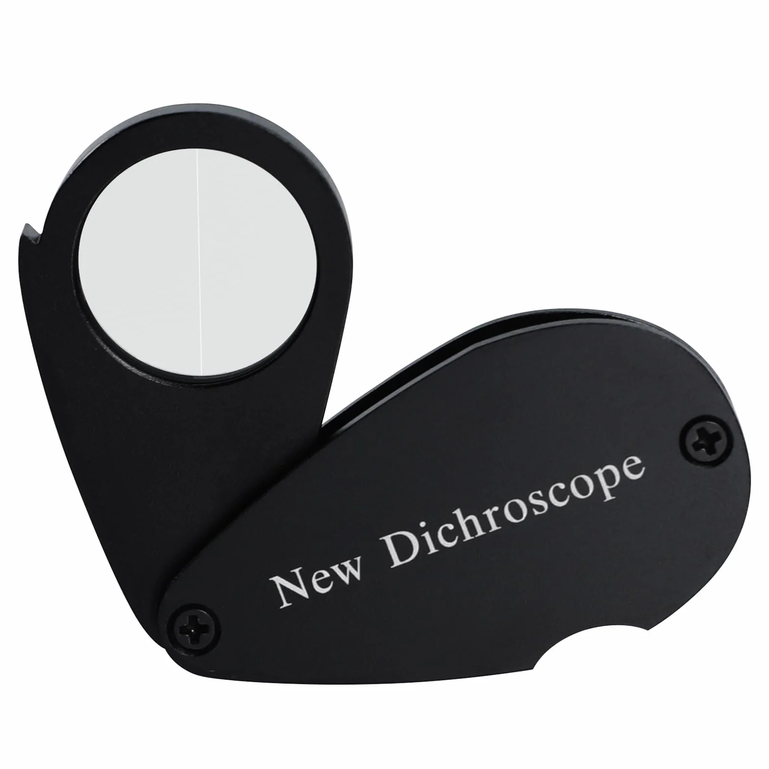 Dicroscopio para Análisis de Pleocroísmo de Piedras Preciosas, Cuerpo de Aluminio, 2cm Lente, Analizador de Color