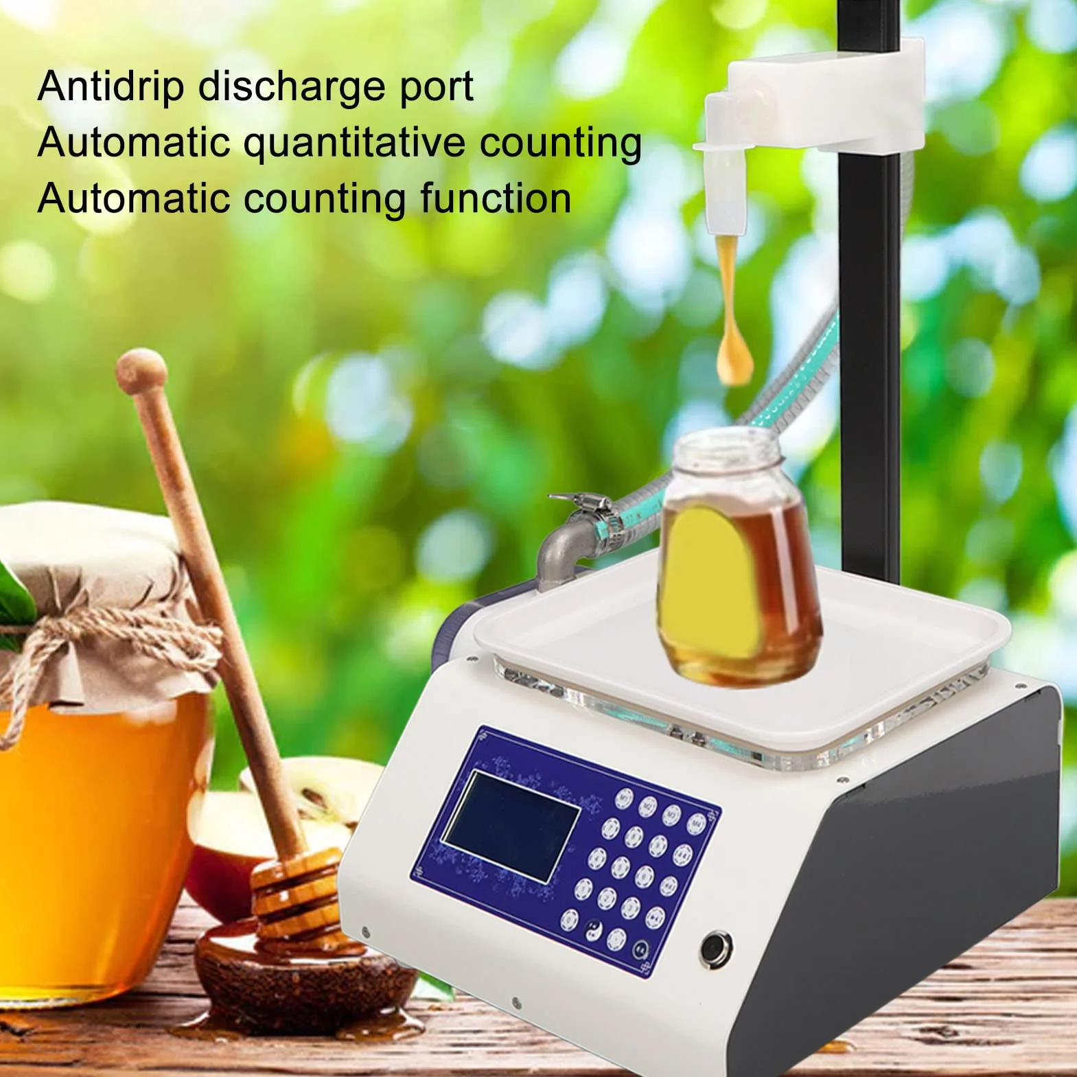 Máquina Llenadora de Miel Llenadora Inteligente de Barras Pesaje de Líquidos Máquina Automática de Enlatado Cuantitativo Máquina Separadora CNC Máquina Llenadora de Barras de Pub