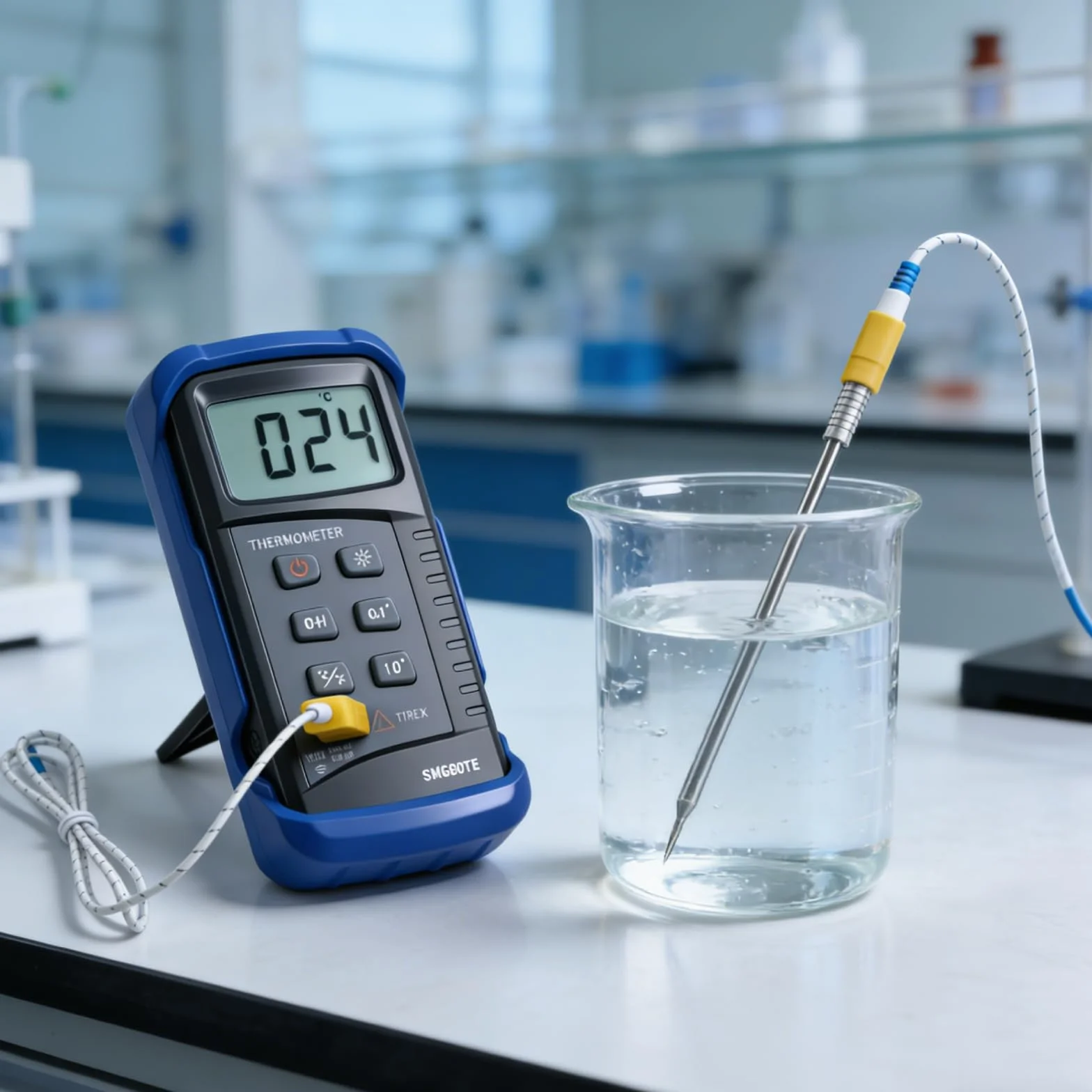 Termómetro Digital Tipo K -50℃ a 1300℃ Termopar Medidor de Temperatura Industrial Alta Precisión