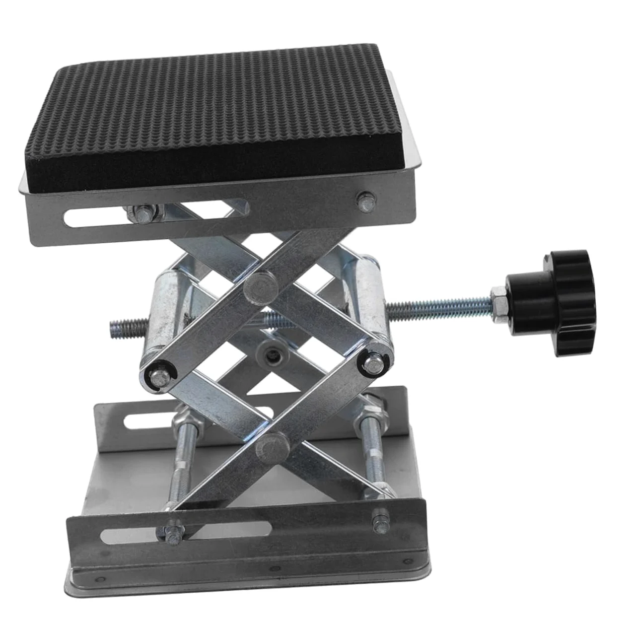 iplusmile 15kg Mesa Elevadora de Laboratorio de Acero Inoxidable Plataforma Ajustable de Gato Elevador de Tijera Rango de Capacidad para Uso Laboratorio