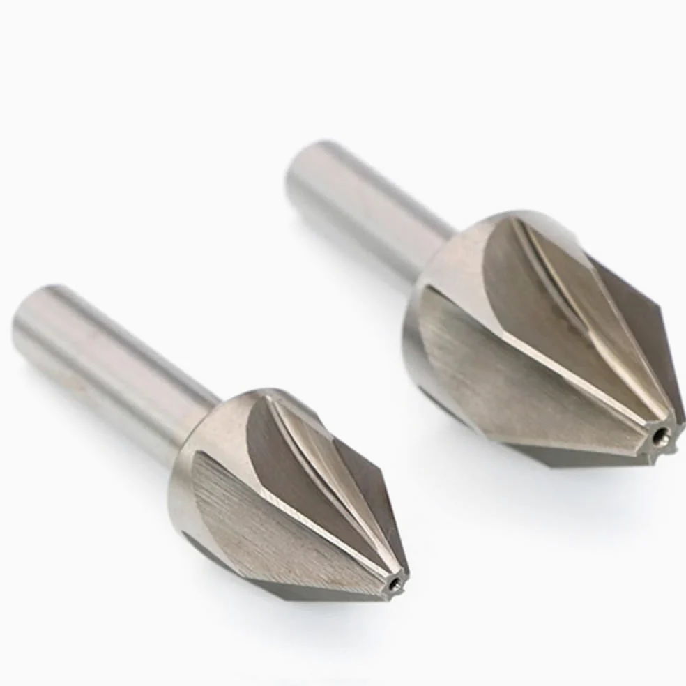 Brocas avellanadas de 60/90/120 grados, HSS, fresa chaflán 6-50 mm diámetro, desbarbado acero alta velocidad(90 degrees,45.0mm)