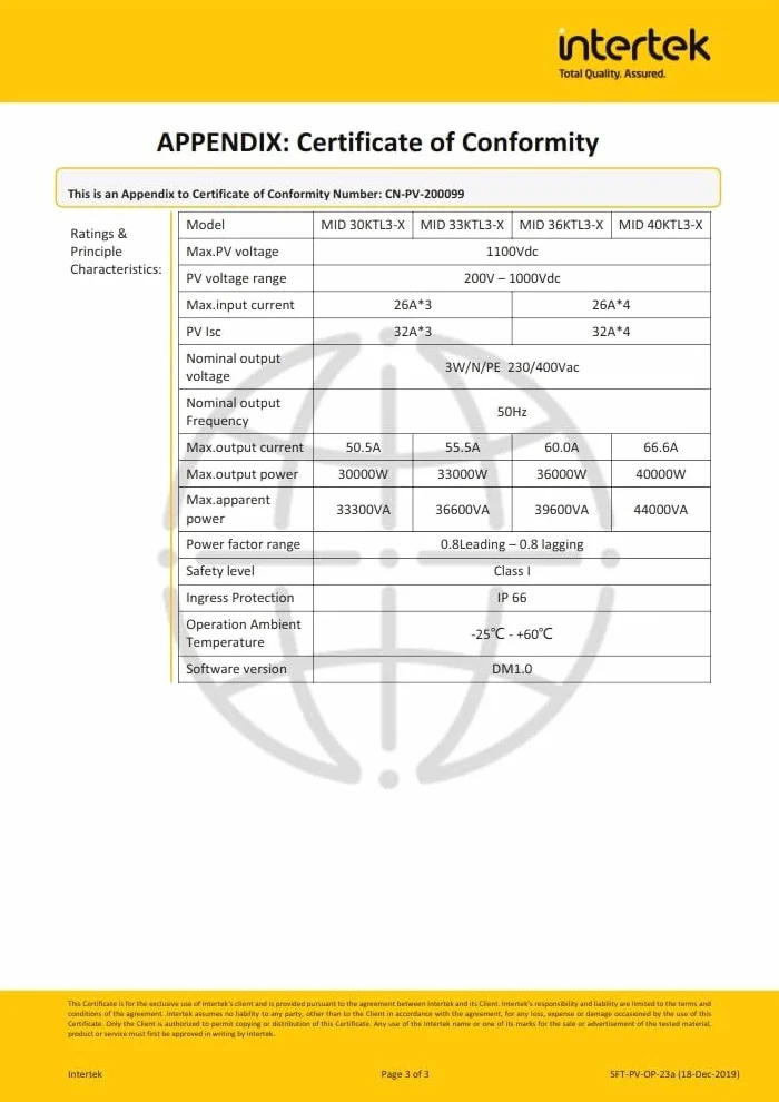 GROWATT MID 40 KTL3 - X