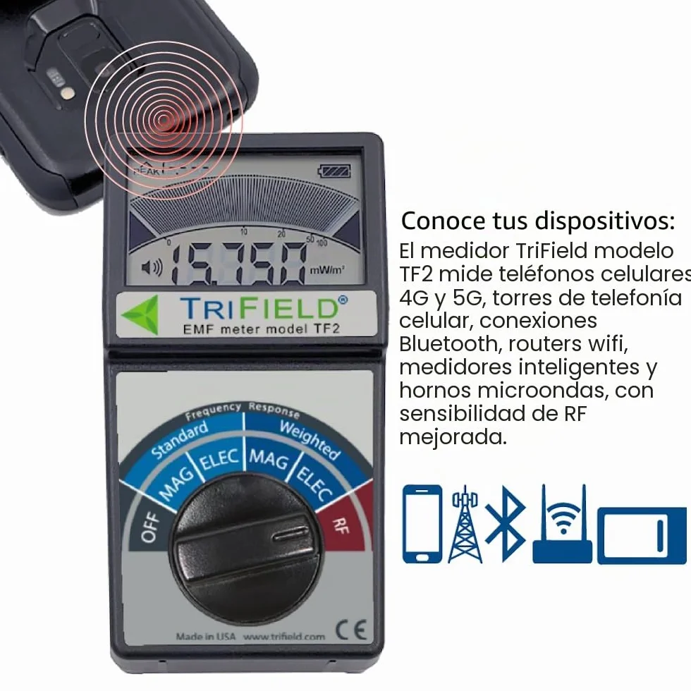 TriField Medidor de campo electromagnético TF2