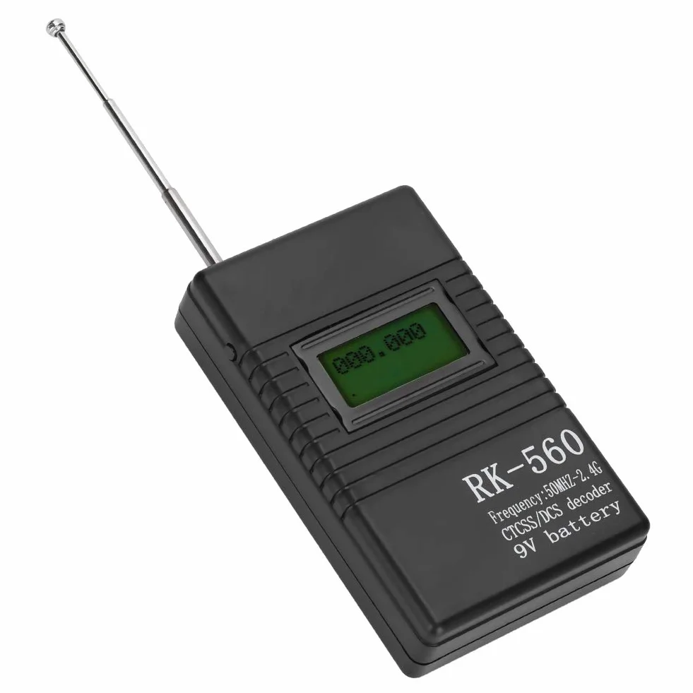 Acouto Precise RK560 Contador de frecuencia portátil 50MHz-2.4GHz Prueba de radiofrecuencia