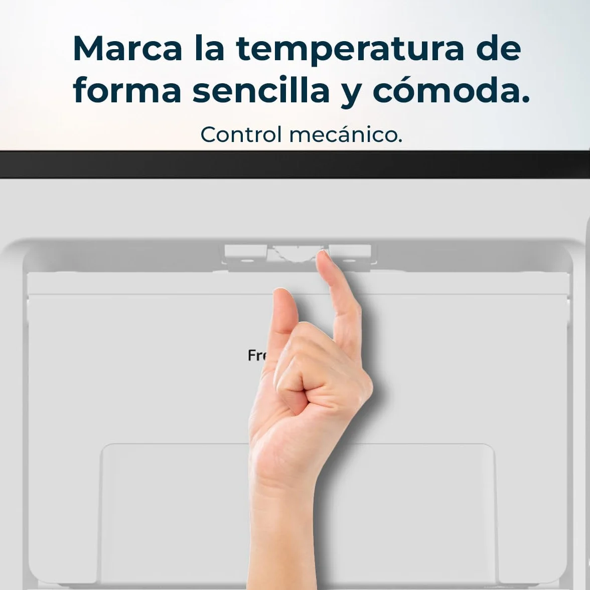 Cecotec Congelador Vertical Sobremesa 87L Bolero CoolMarket TF 87 Inox 83,6 cm Altura 50,6 cm Ancho Bajo Consumo Puerta Plana Reversible Blanco