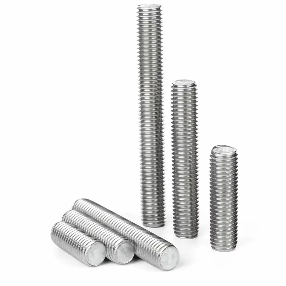 Varilla Roscada Doble Extremo M10x140mm Acero Inoxidable 2 pcs