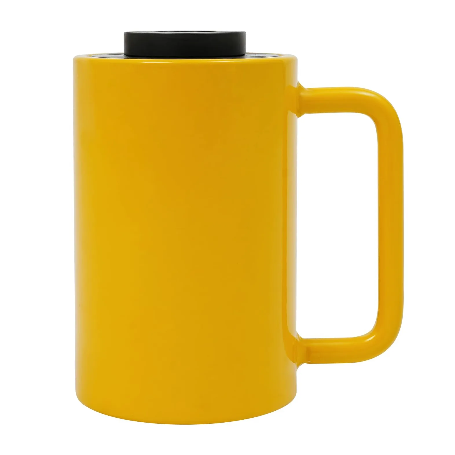 Cilindro hidráulico de pistón hueco, cilindro hueco de acción simple con carrera de 60 mm, gato de sello para bomba de mano CP-700, adecuado para obras, puentes, industria del acero y construcción