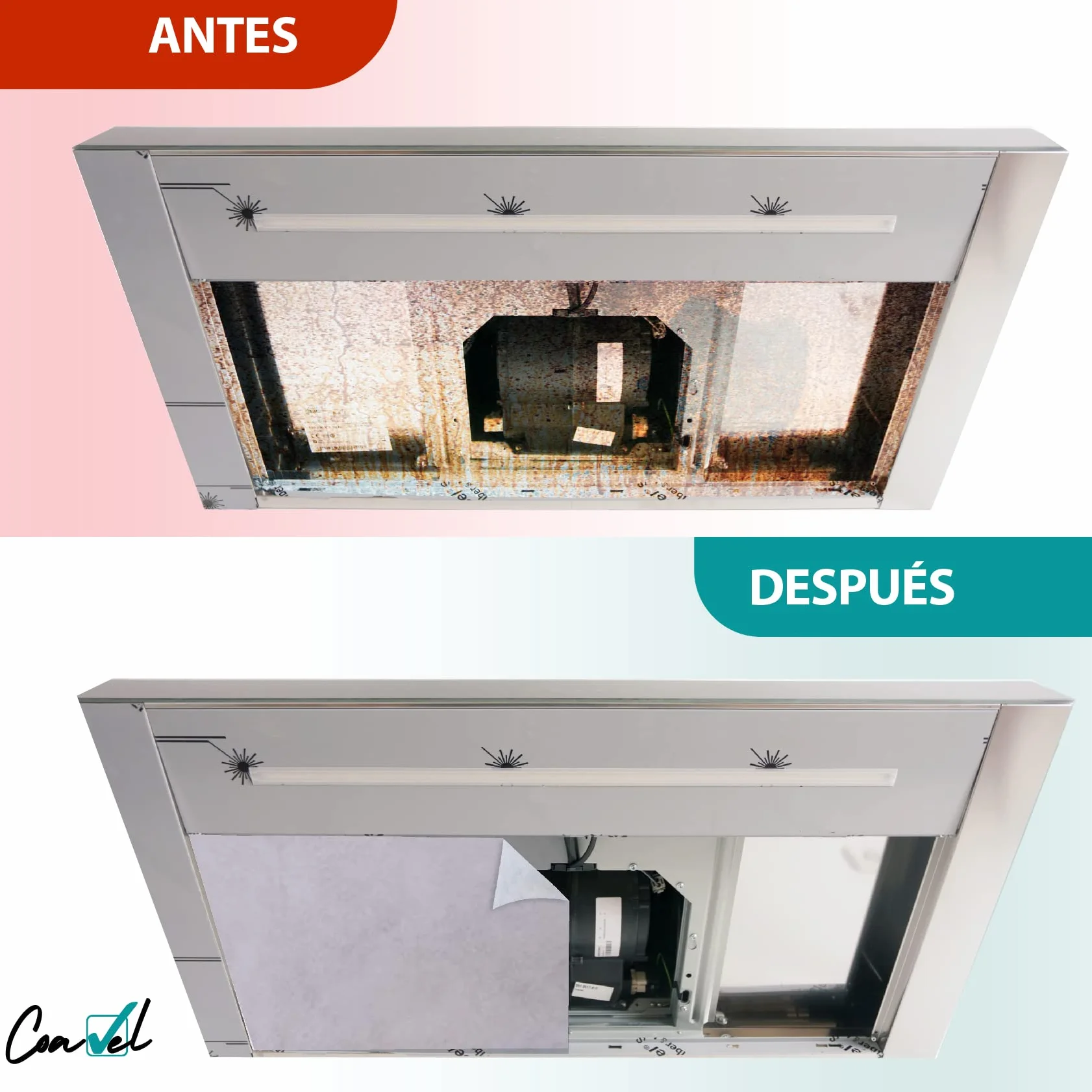 Filtros antigrasa universales de papel 1 mm 45 x 60 cm para campana extractora