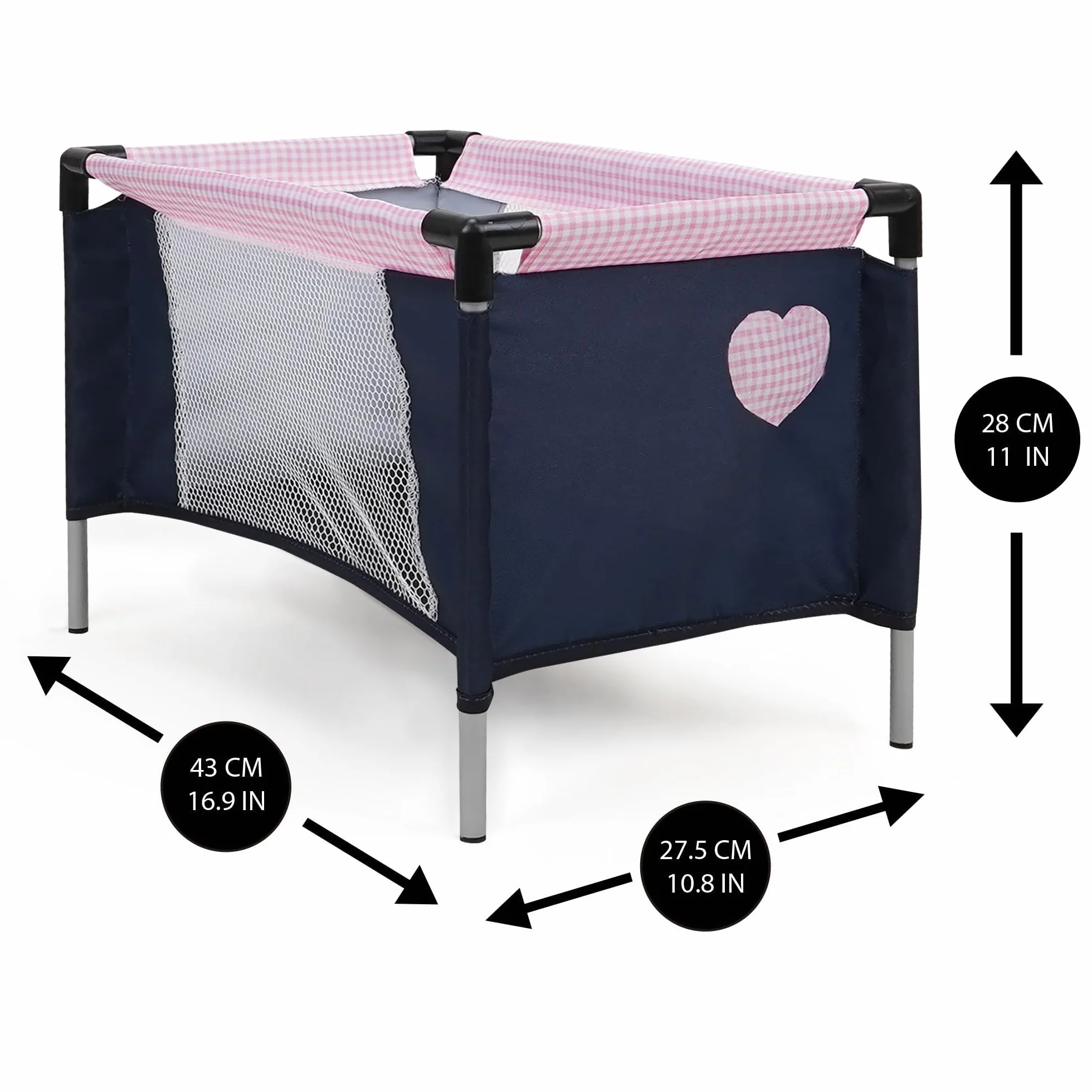 Cochecito para muñecas 509 Crew Classic Navy 18 piezas a partir de 3 años Azul Marino