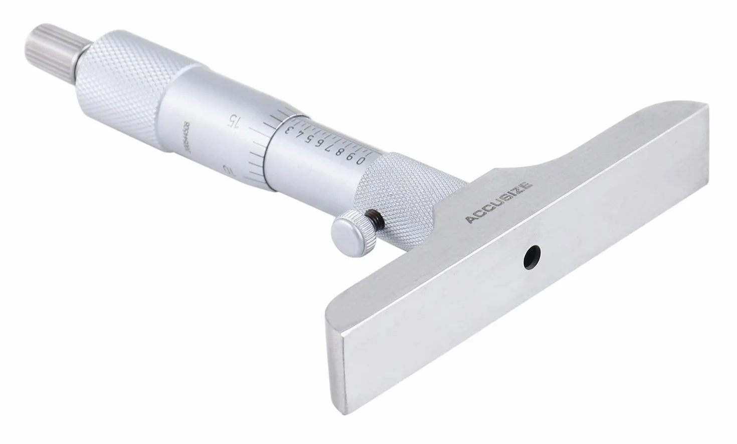 accusize – 6 "Profundidad micrómetros, base de profundidad 4," con 6 varillas en caja de sábana bajera ajustable, # 2025 – 4201
