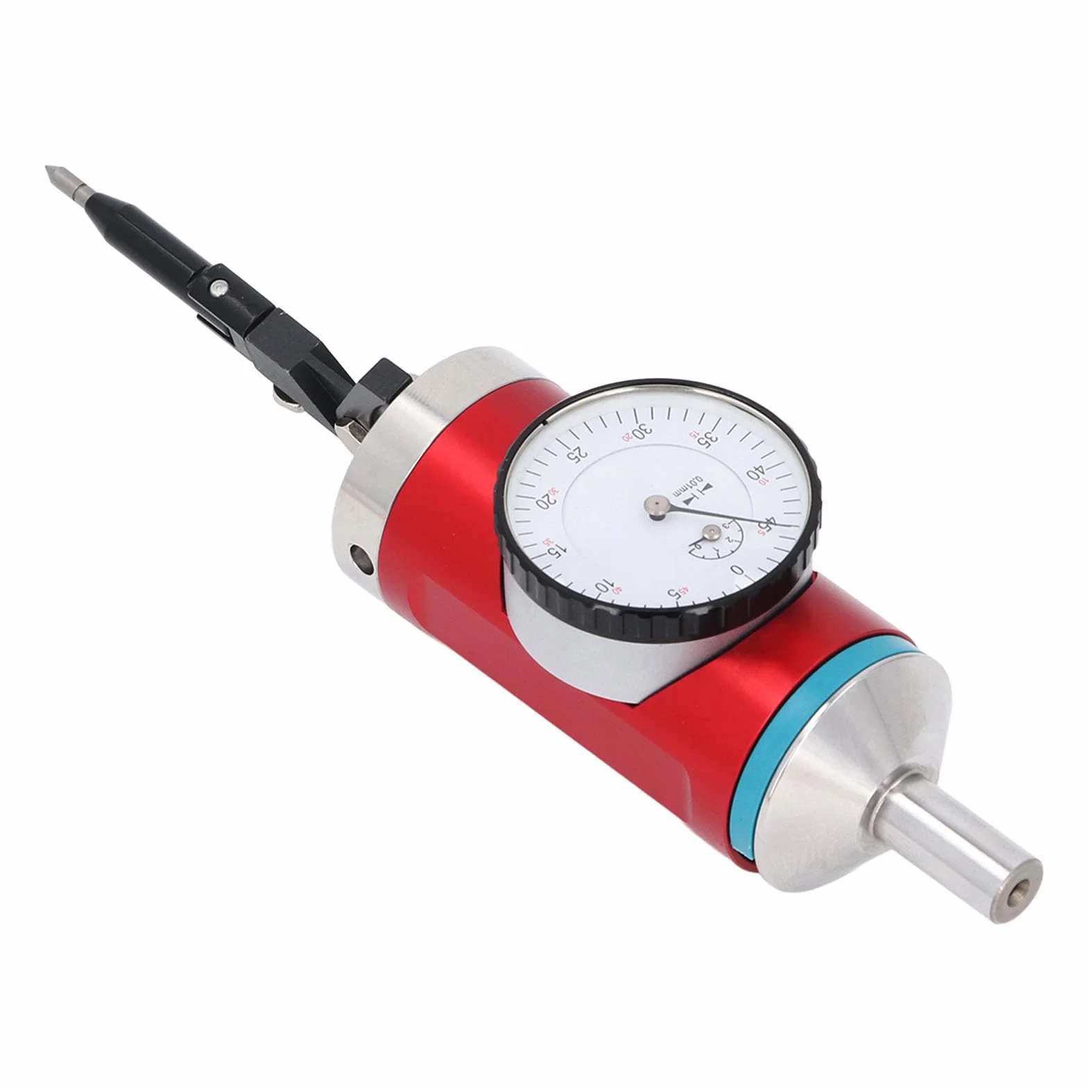 Indicador de centrado coaxial, conjunto de reloj de prueba para fresadora de precisión de 0,01 mm con estuche de almacenamiento, escala métrica de 0 a 3 mm para mecanizado y