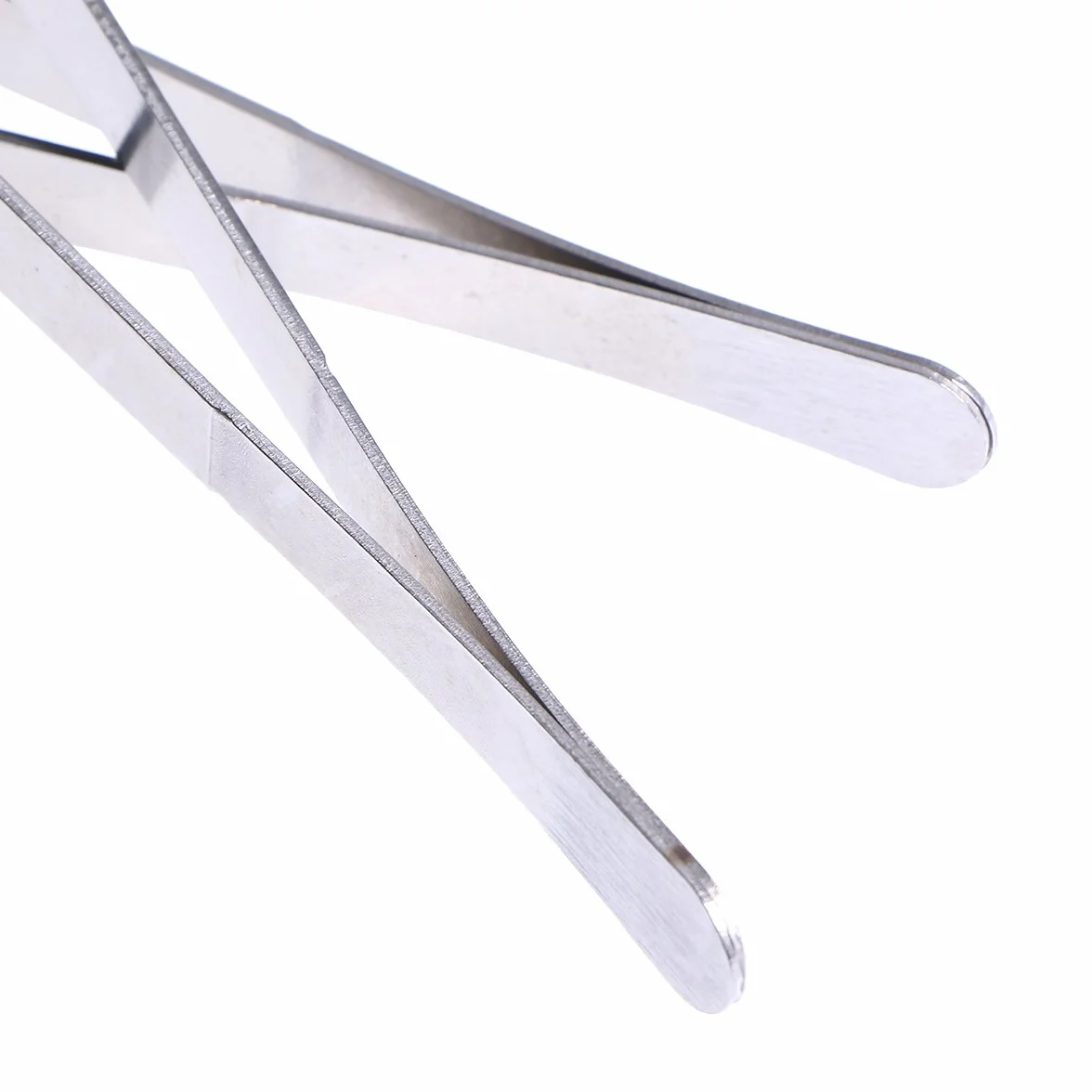 Pinzas rectas romas de acero inoxidable 8 y 12 pulgadas con punta dentada antideslizante juego para laboratorio quirúrgico