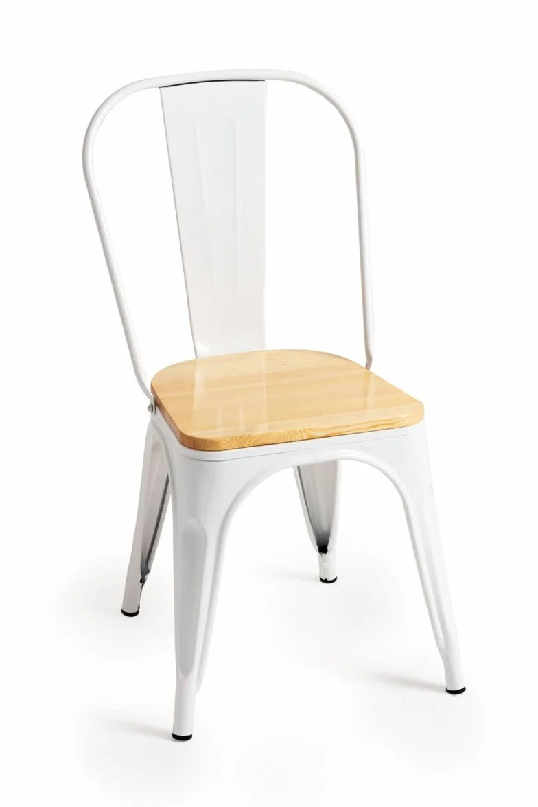 Regalos Miguel - Packs Sillas Comedor - Pack 2 Sillas Torix Madera Natural - Blanco