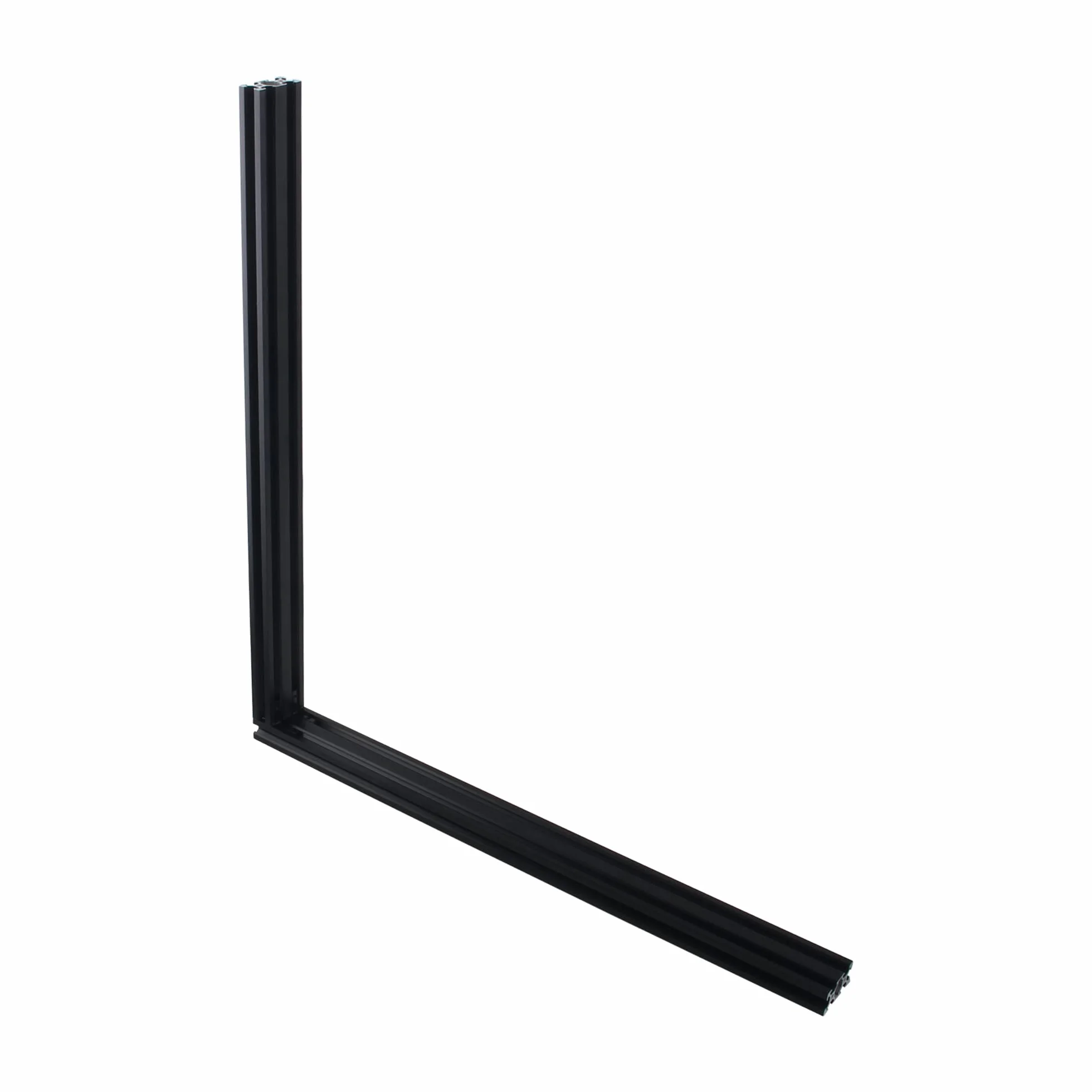 2 unidades de 1000 mm V-Slot 2040 Perfil de Aluminio Extrusión Perfil de Aluminio Norma Anodizado Negro Perfil de Extrusión de Aluminio para Impresora 3D y Máquina de Grabado Láser CNC