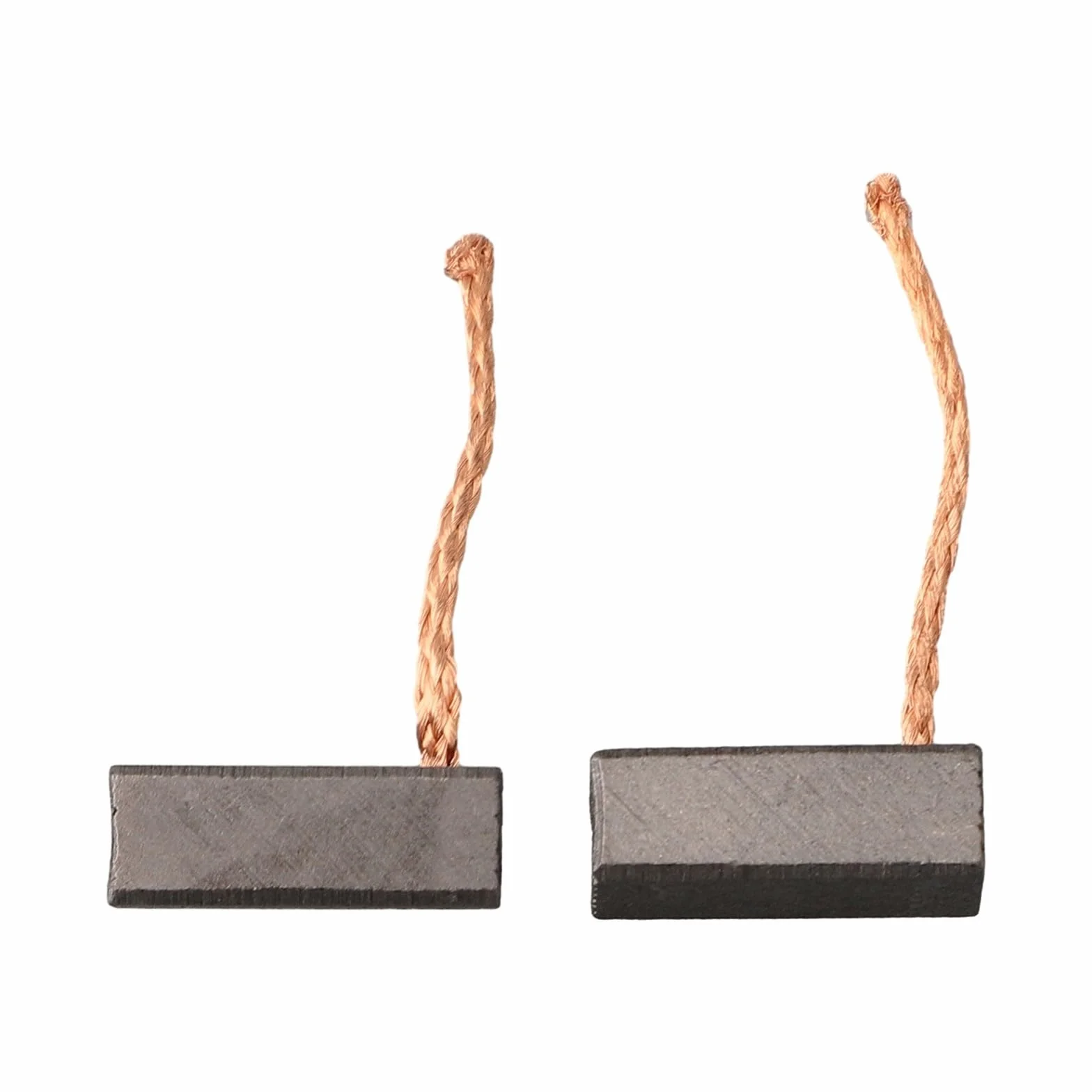 Par de cepillos de carbono para motor eléctrico con conductividad térmica superior