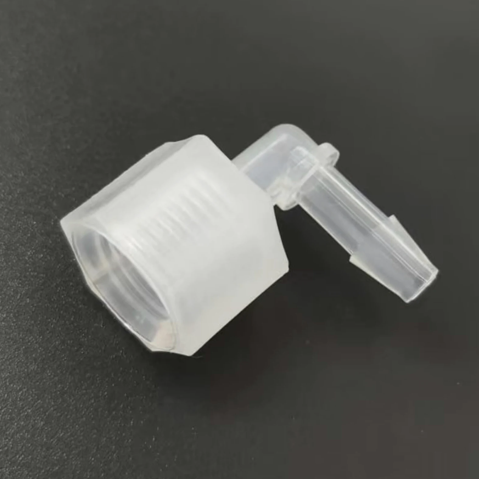 Accesorios de manguera de plástico 1/8NPT macho/hembra, conectores roscados para laboratorio y maquinaria de alimentos, paquete de 100