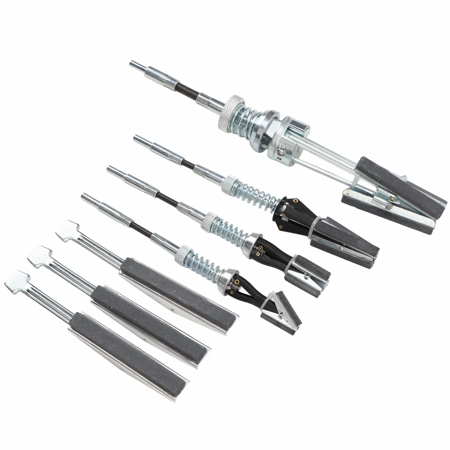 7 Piezas de 3/4 Pulgadas a 7 Pulgadas Herramienta de Pulido de Cilindro de Motor Kit de Herramientas de Pulido de Cilindro Ajustable con 220 Piedras de Grano