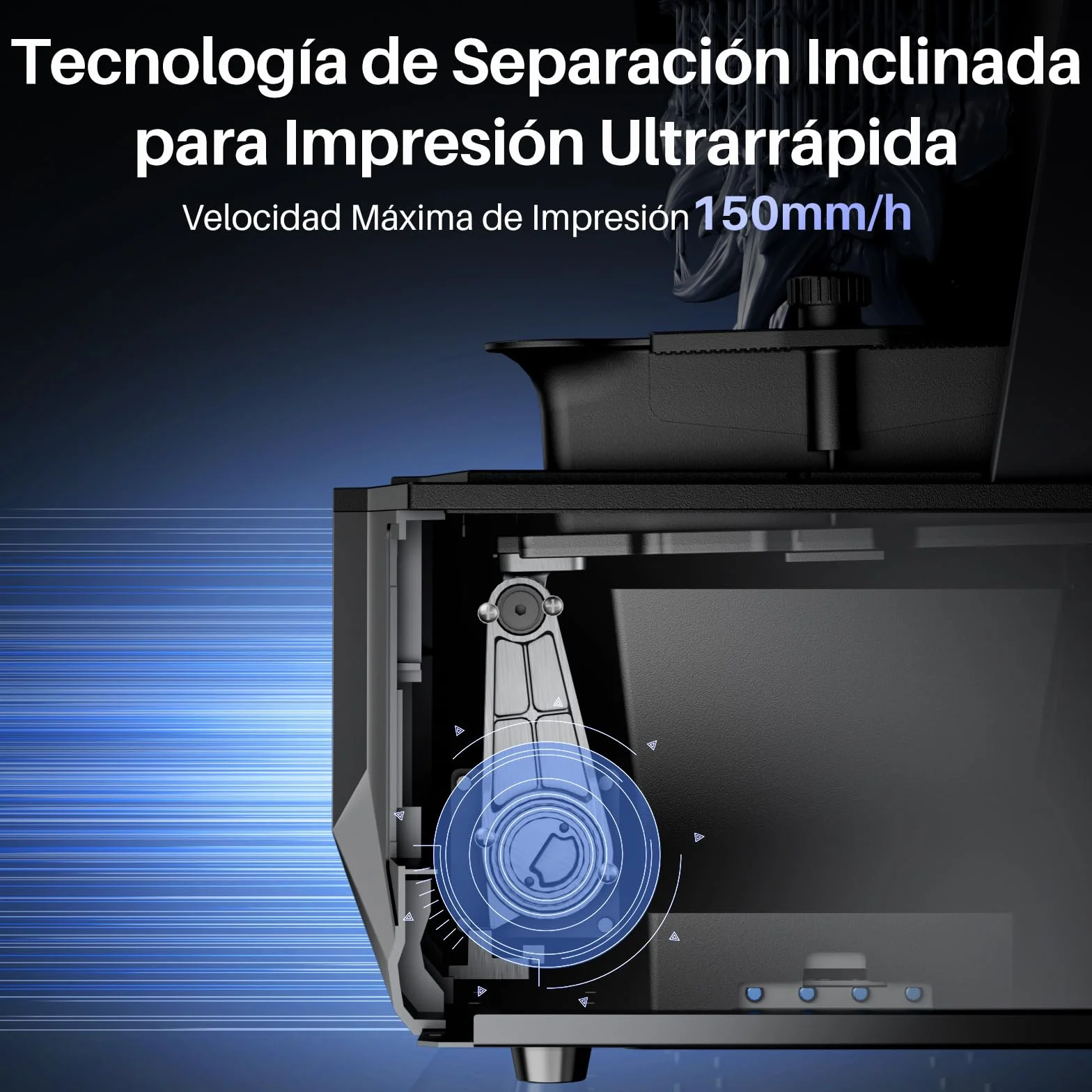 ELEGOO Saturn 4 Ultra 16K Impresora 3D Resina, Calentador de Tanque Inteligente, Impresión de 150 mm/h, Cámara AI con Luz, Impresión en Clúster WiFi, Gran Tamaño de Impresión: 211,68118,37x220 mm³