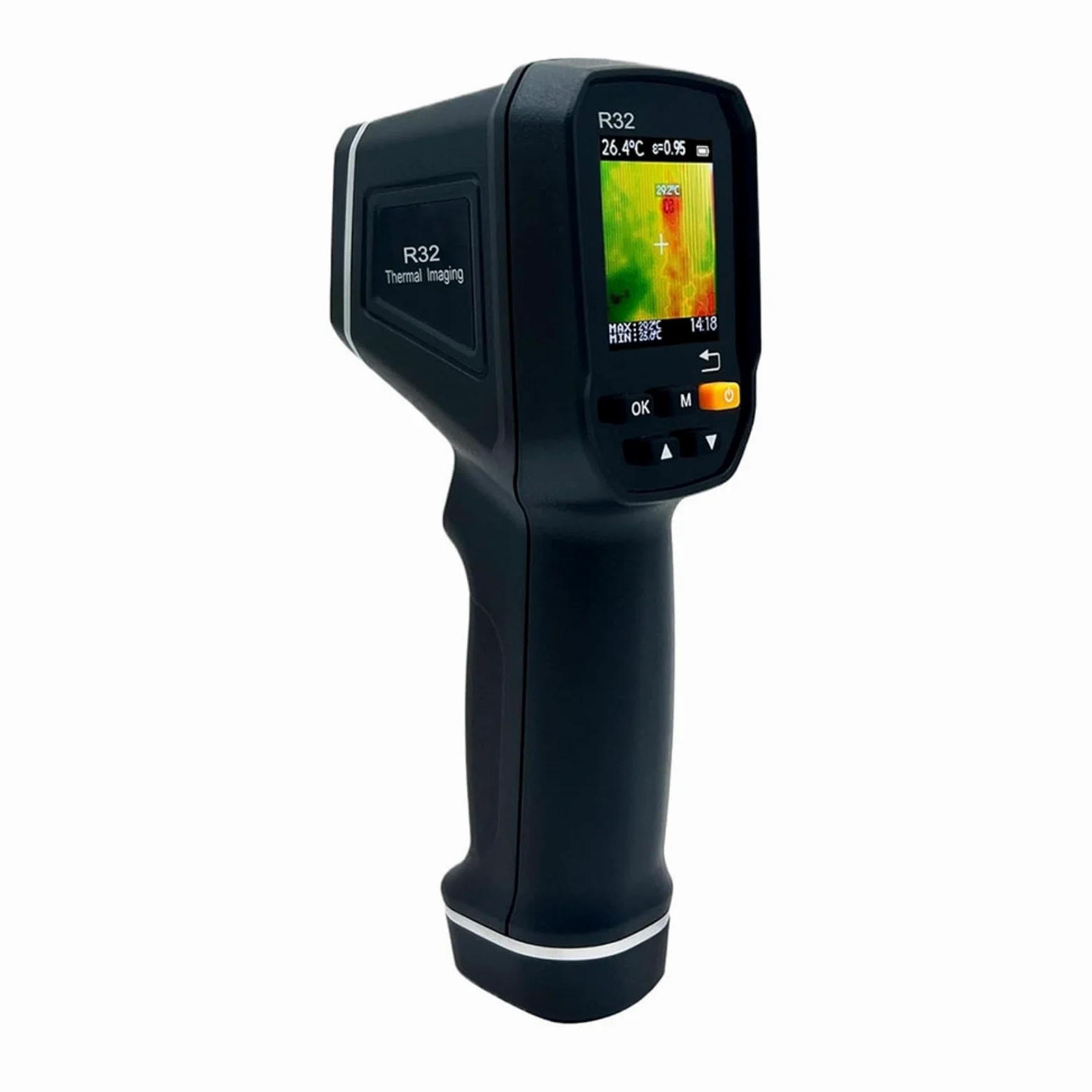 Cámara infrarroja de la toma de imágenes termal de mano, con la memoria recargable de la exhibición 8GB de la batería del USB para la detección termal de la falta
