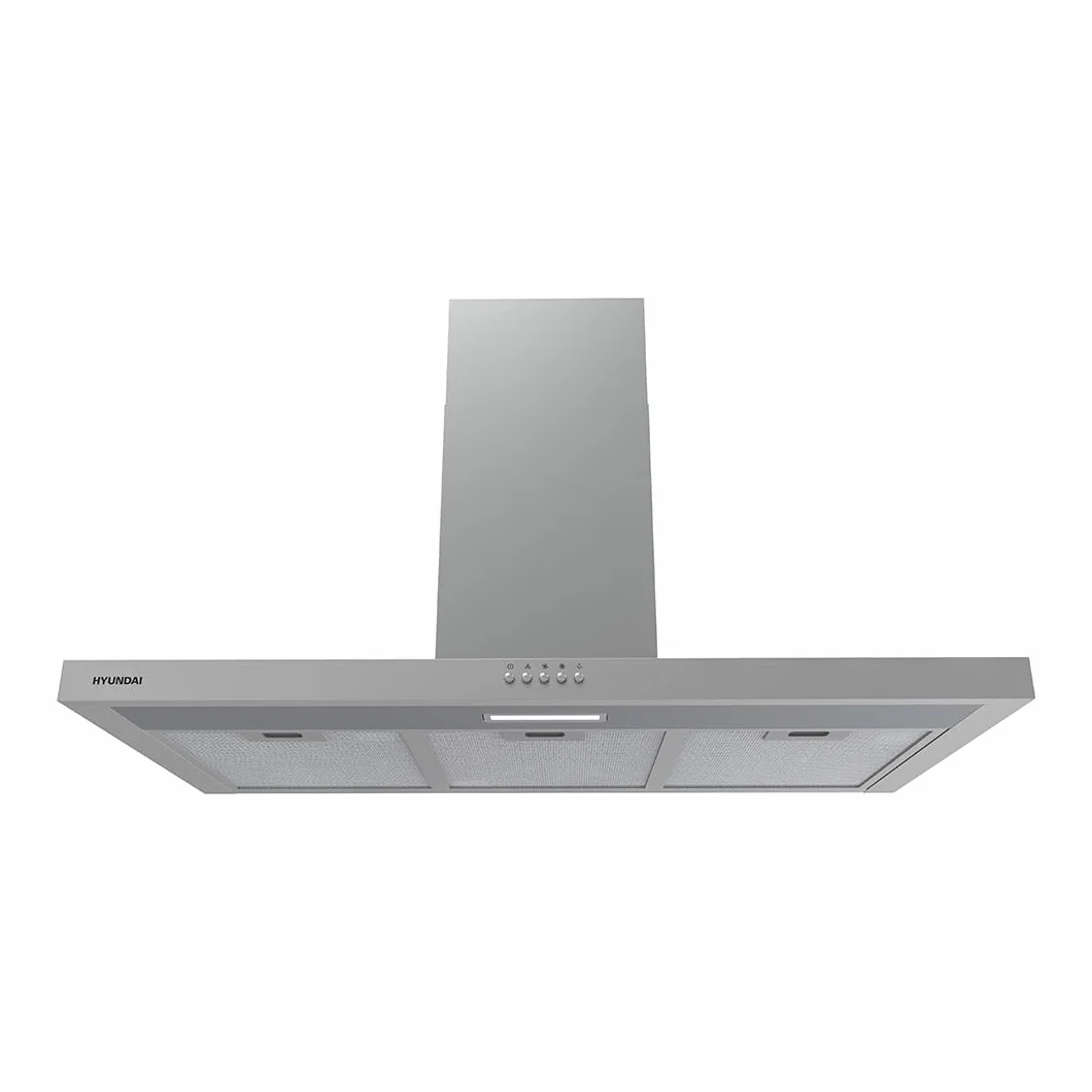 Hyundai Campana Extractora Tipo T 90cm Inox HCPT900BX 66,5m3/h 3 Velocidades