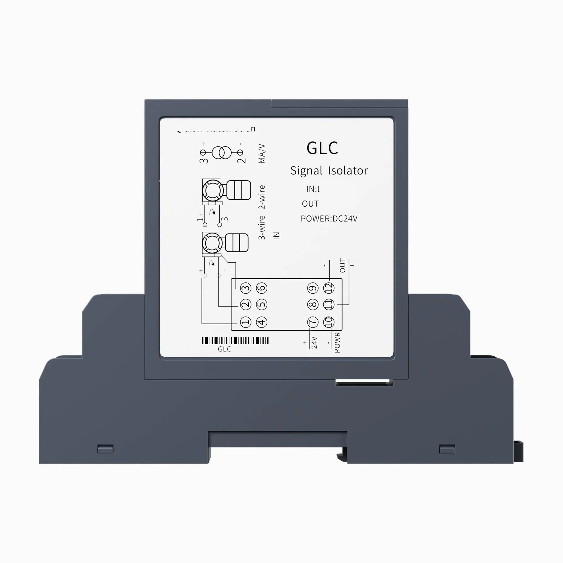 Generador de señal analógica, 0-10mA → 0-10V / 0-75mV | 1 entrada / 2 salidas, Intercambiable en caliente, DC24V(1-5V Output)