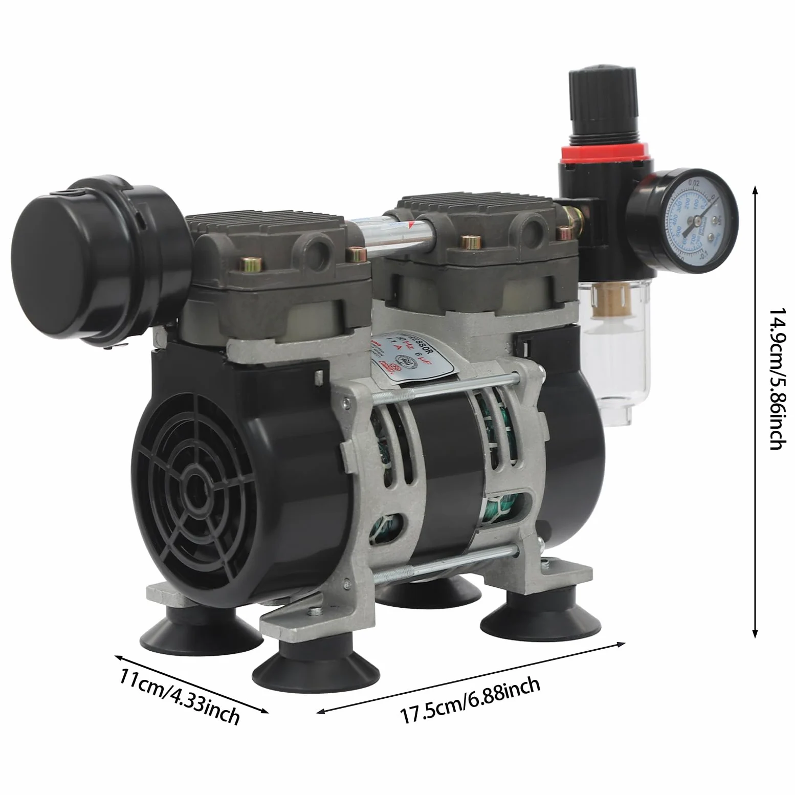 Bombas de vacío de laboratorio sin aceite, bombas de vacío médicas, bombas de compresión, durable, alta eficiencia, bajo ruido, diseño compacto, ecológico, fácil de limpiar