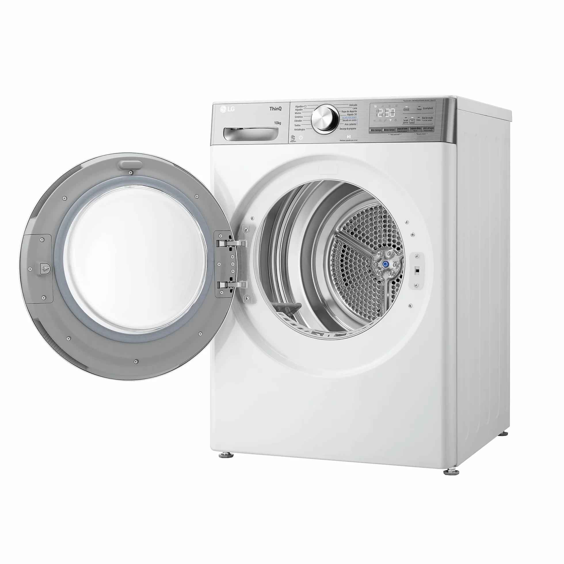 LG RH10V9AV2WR Secadora 10kg Bomba de Calor Dual Inverter Compressor Clase C Serie 900 Eco Hybrid Gran LED Acero Negro Mate