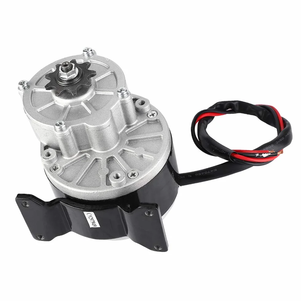 Dioche Motor eléctrico de reducción de engranajes, 250 W Reductor Motores para Scooter E-Bike Motor Eléctrico Motorreductor para Bicicleta, 3000 RPM