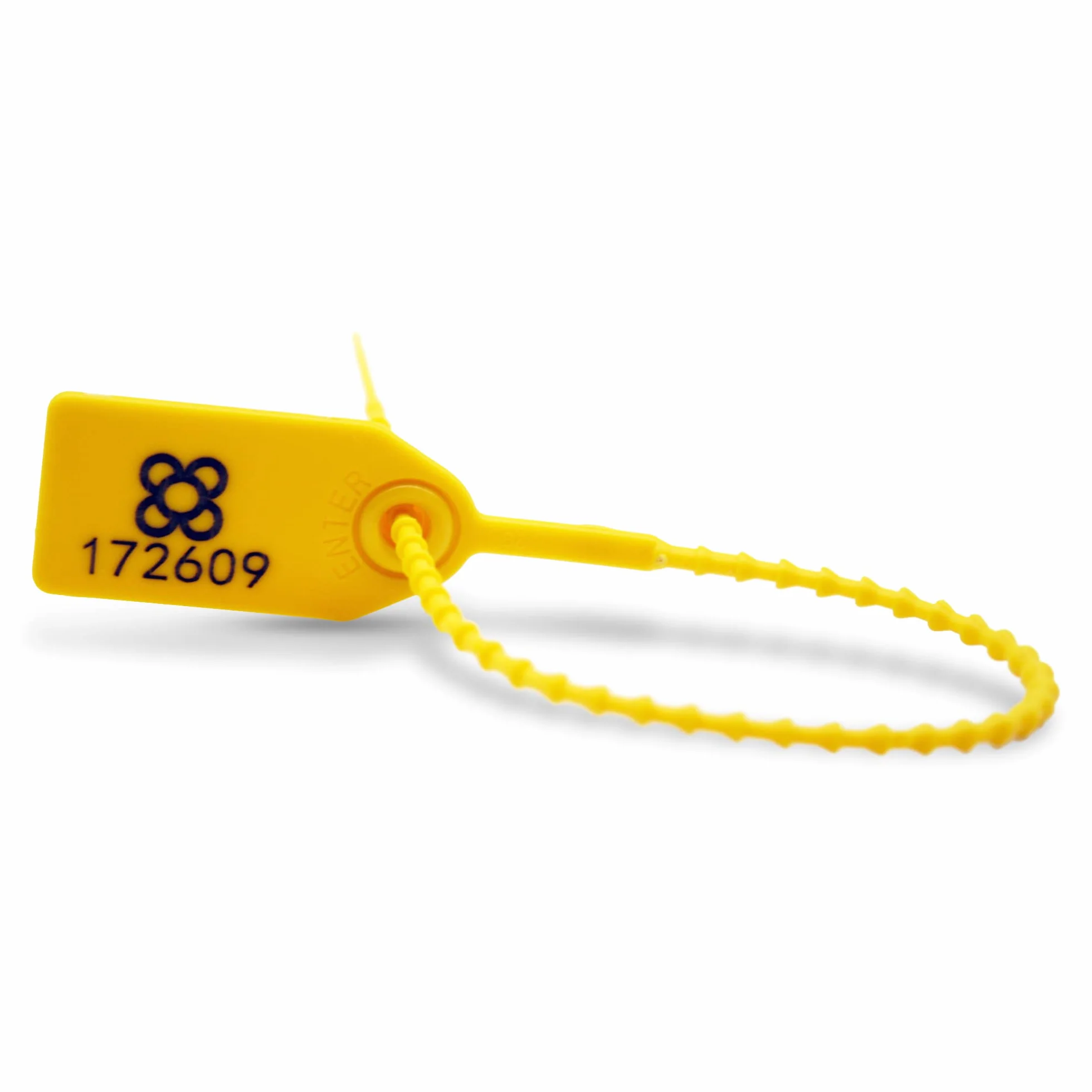 DOJA BARCELONA Precintos de Seguridad de Plastico Amarillos 24cm 200 unidades Bridas numeradas
