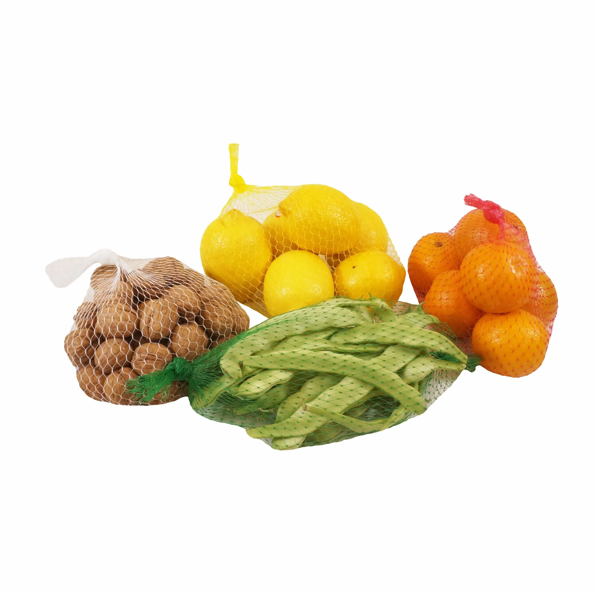 Bobina de 1.000 metros para envasar y hacer sacos de Naranjas, Limones y cualquier Fruto Seco u Hortaliza | Malla de polietileno flexible y resistente | Anchura máxima: 36cm | Color Amarillo
