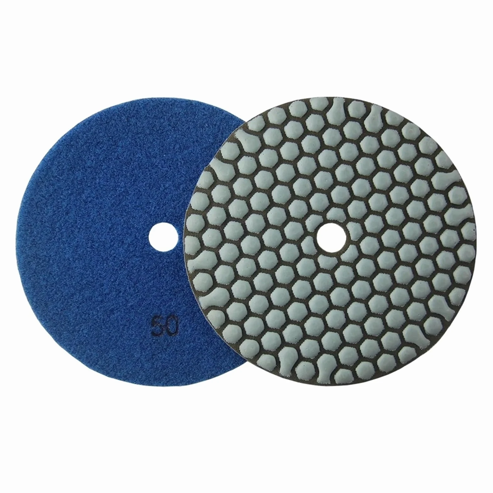 Ruedas de Pulido, Discos de Aletas Almohadilla de Pulido en Seco de Diamante de 150 Mm Disco de Pulido de Resina Herramienta de Pulido de Granito de Mármol/a/2Pcs G200