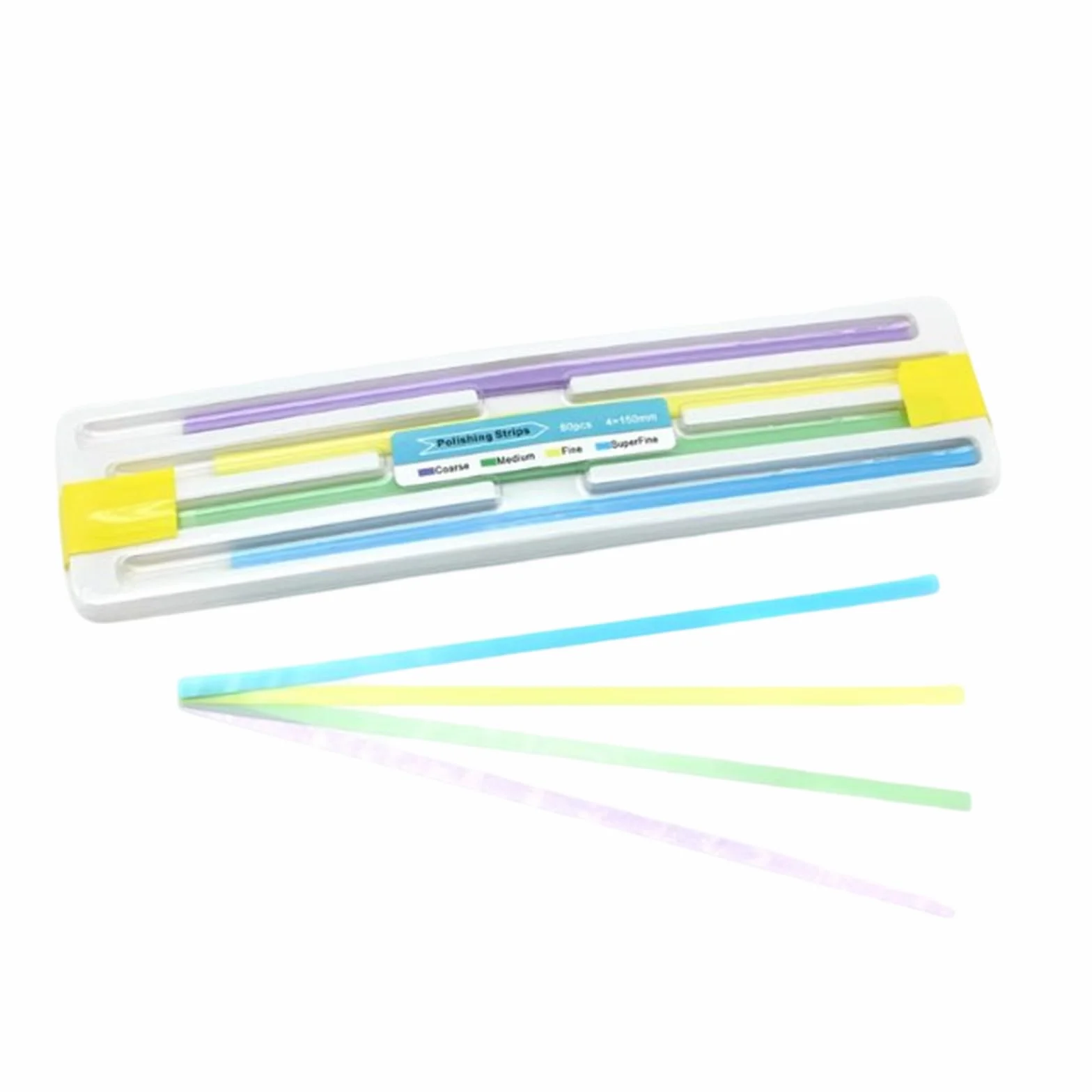 GUTERTOP 60 unidades papel de lija dental tiras de lijado pulido dientes acabado brillante kit