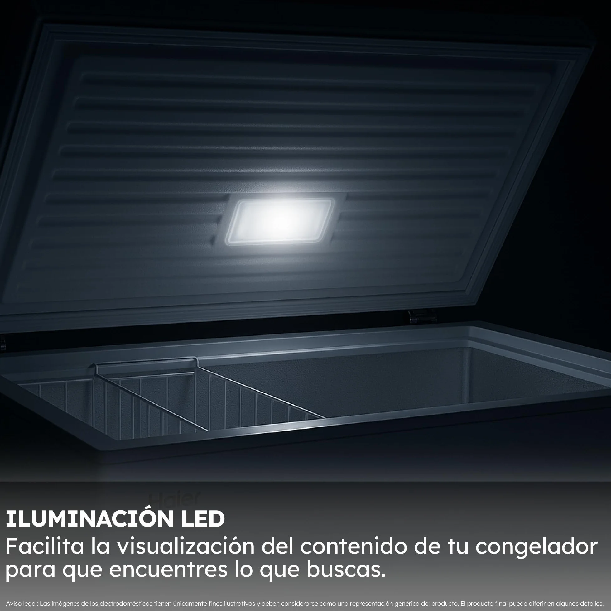 Haier HCE420E Congelador Horizontal 418 L 132 cm Fast Freeze Display Digital Blanco