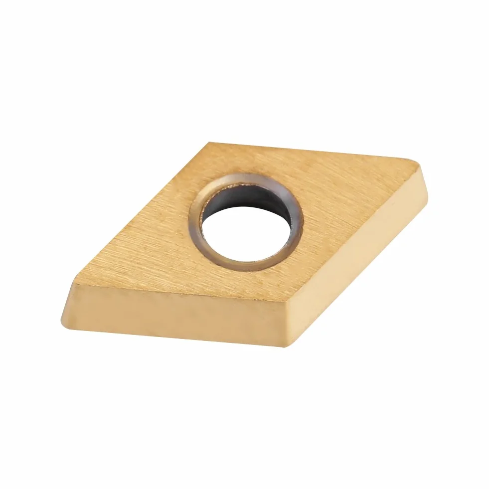 Insertos de Carburo CNC DCMT070202 Tin-coated para Fresado de Acero